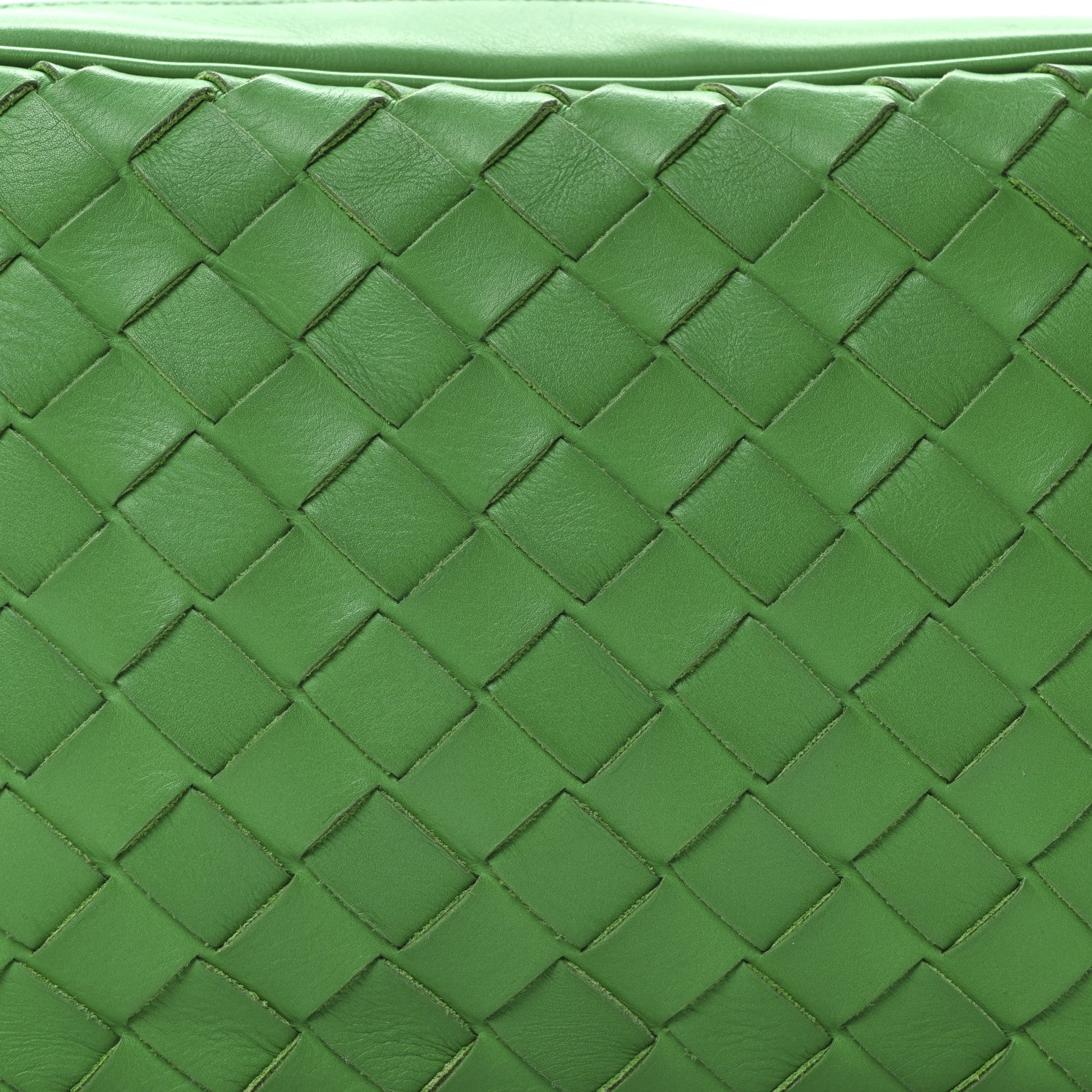 Calfskin Intrecciato Camera Bag Parakeet