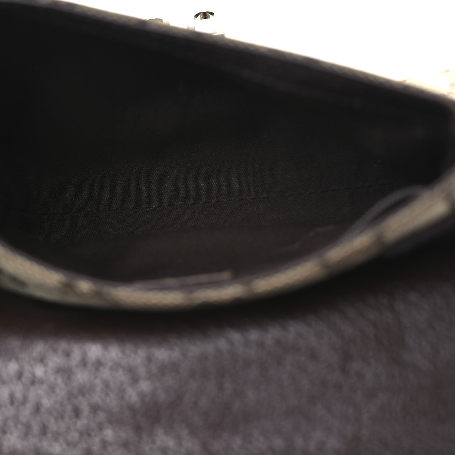 Monogram Waist Pouch Bag Dark Brown