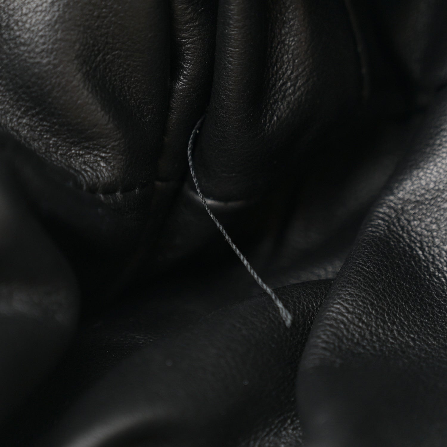 Metallic Bark Calfskin The Mini Pouch Gold