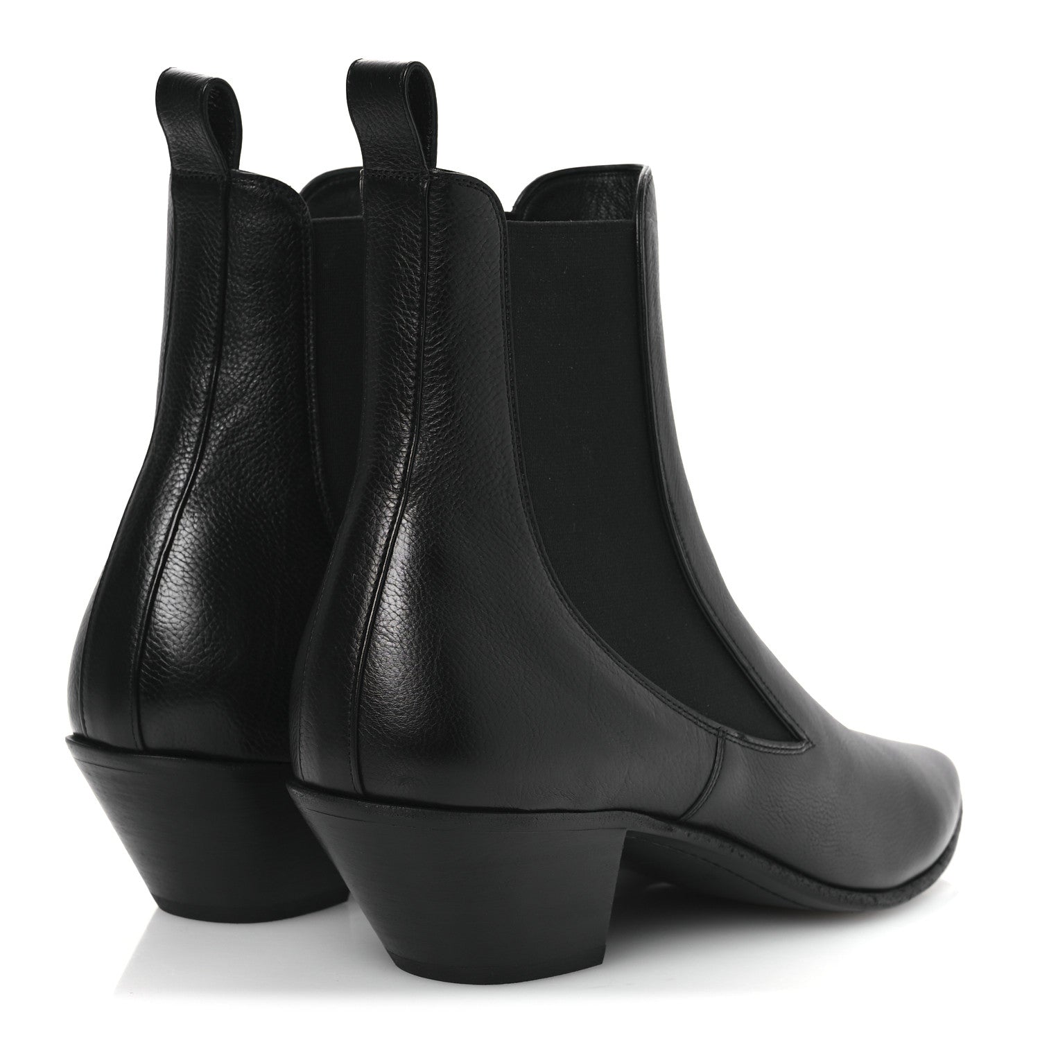 Calfskin Mens Banana 50 Boots 41.5 Black