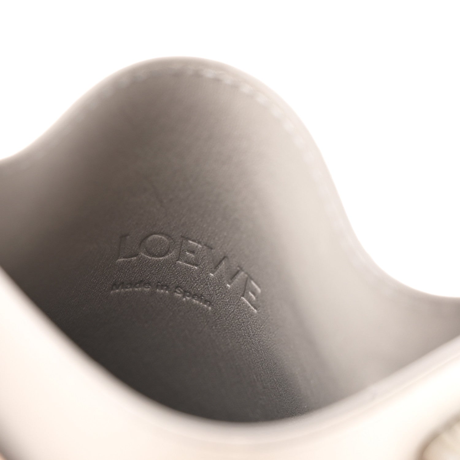 Classic Calfskin Dice Pocket Grey