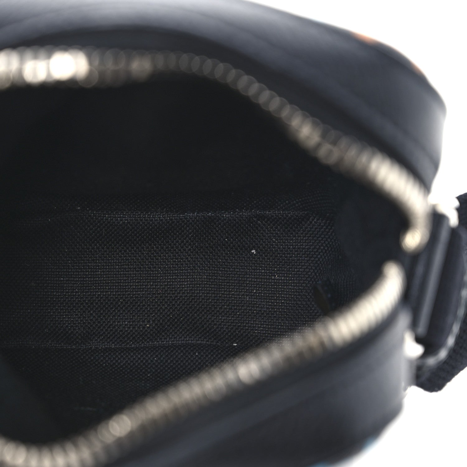 GG Supreme Monogram Psychedelic Messenger Bag Black