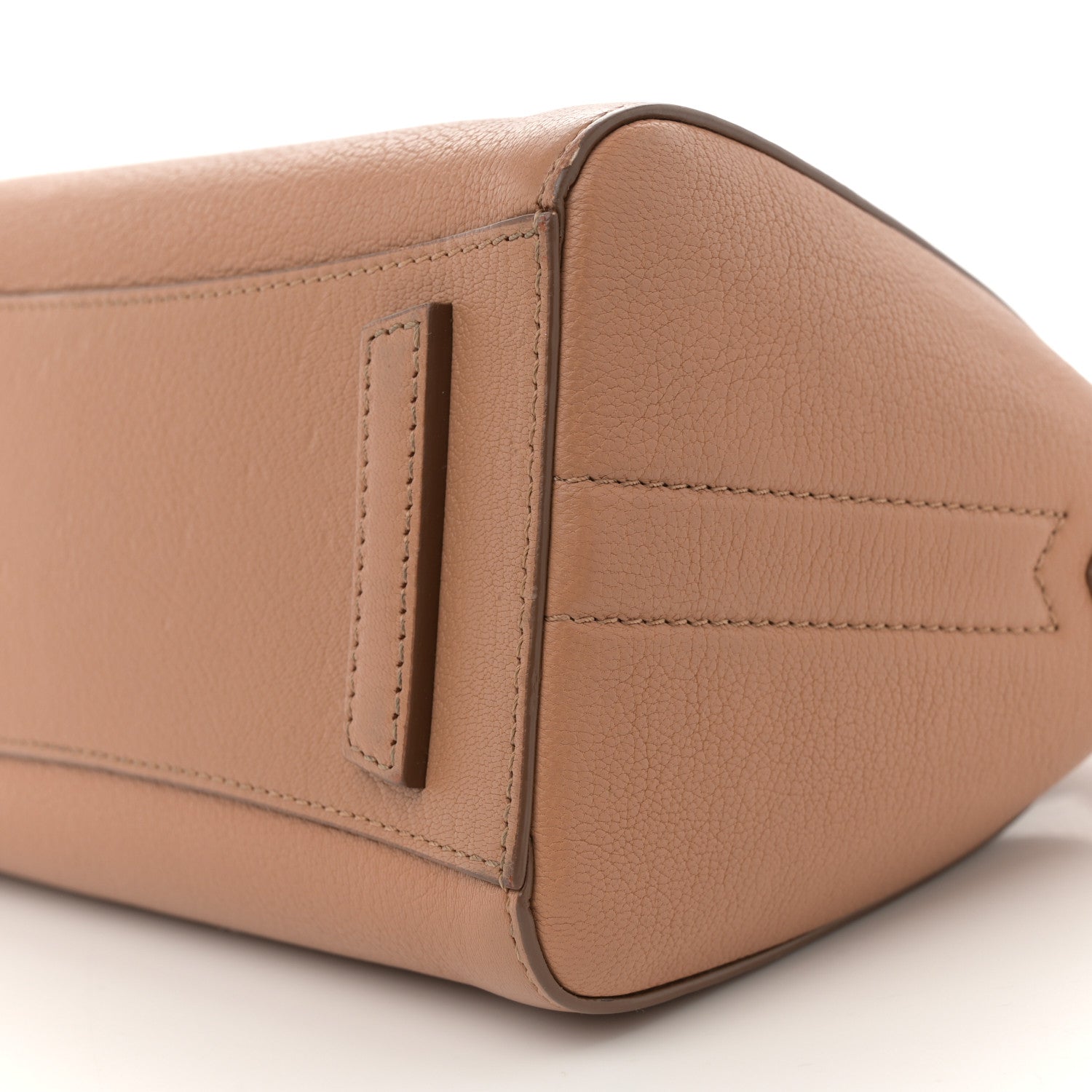 Sugar Goatskin Mini Antigona Medium Beige