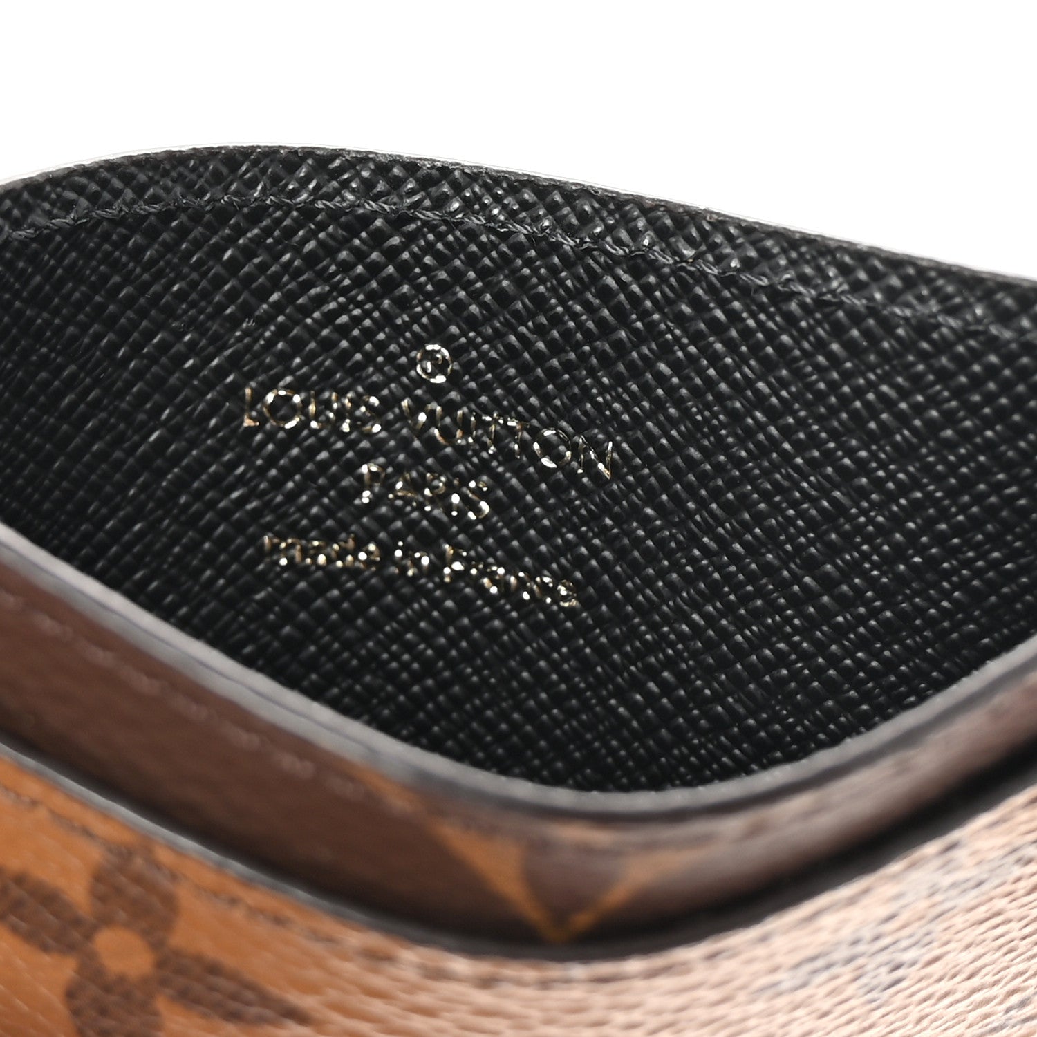 Reverse Monogram Card Holder