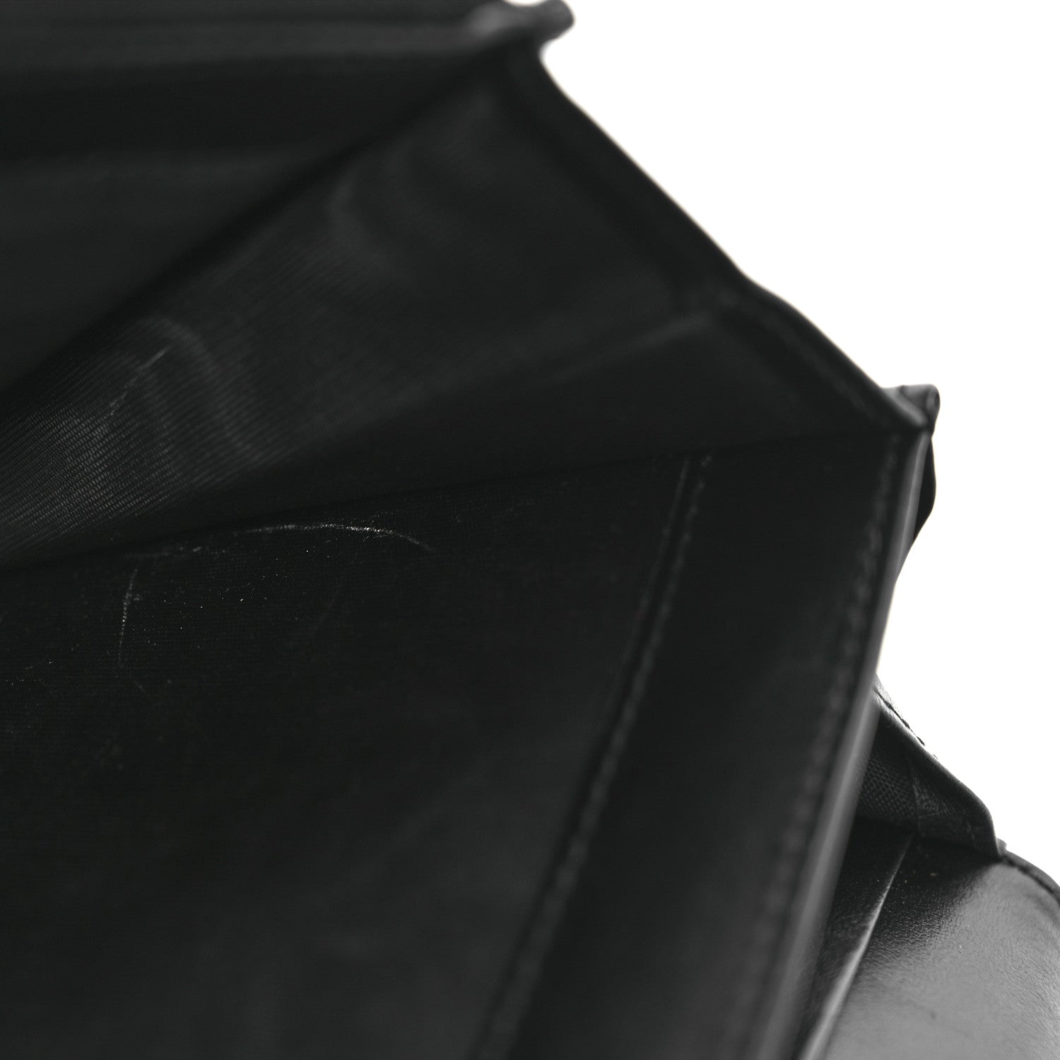 Calfskin Matelasse GG Marmont Chain Wallet Black