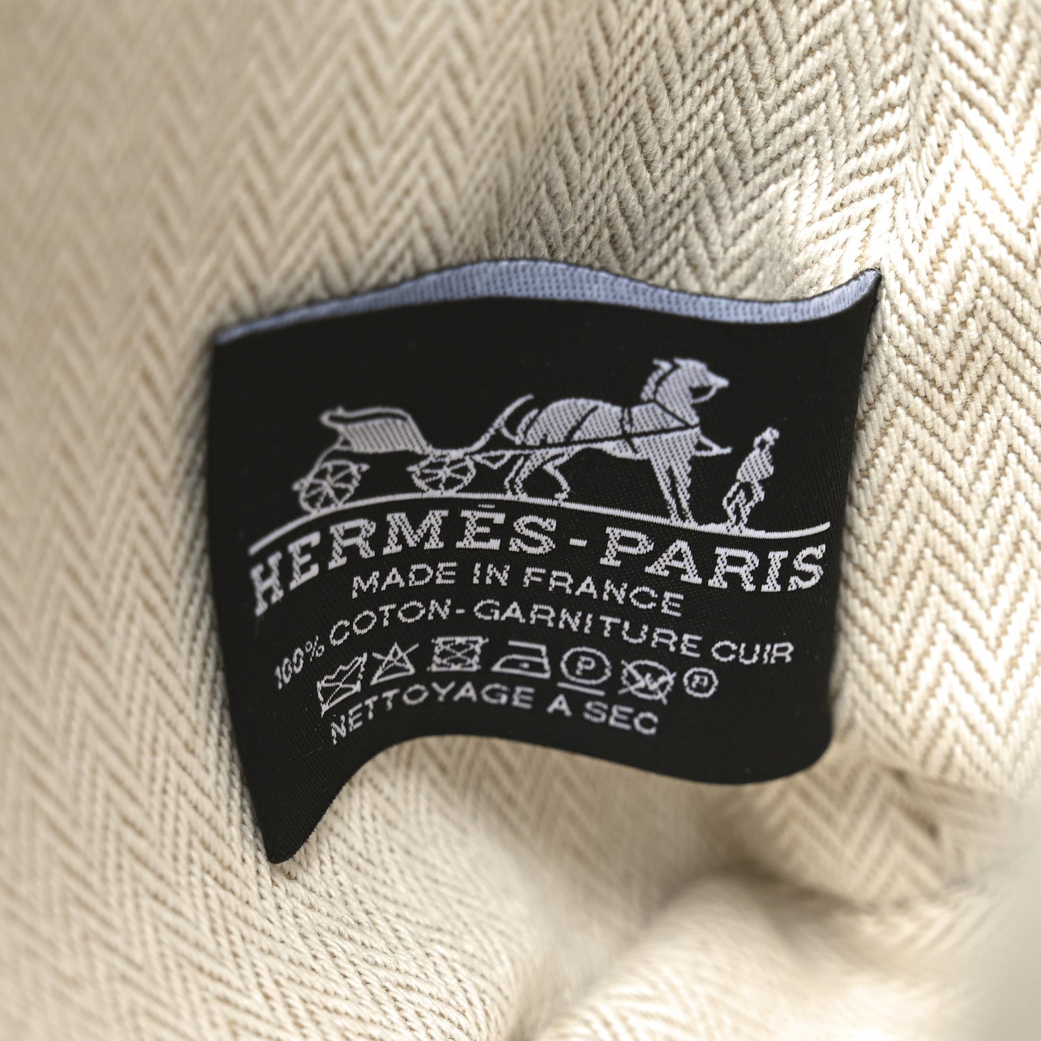 Cotton Canvas Crazy H Mini Bolide Case Nuage Menthe