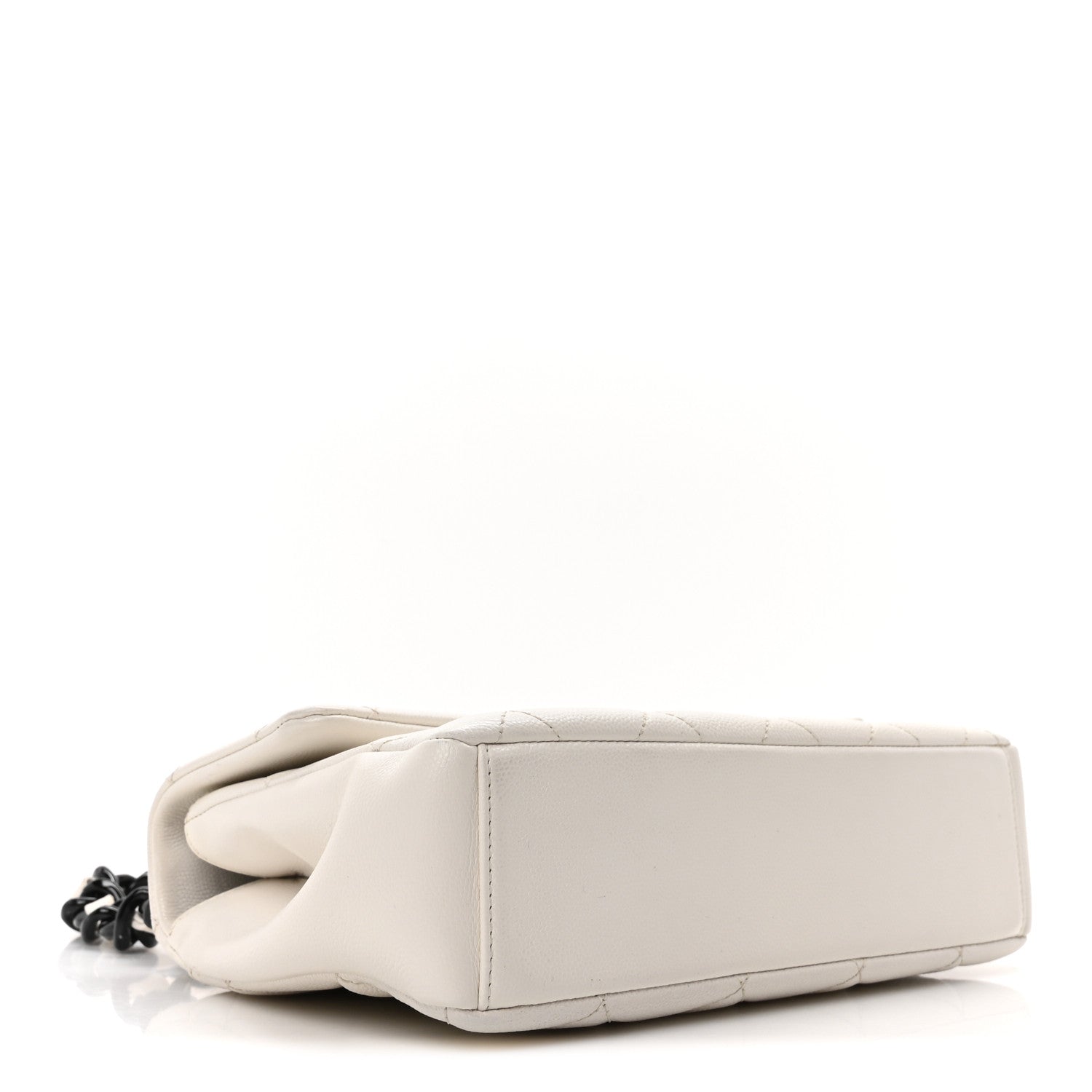 Caviar Quilted My Everything Flap White Black