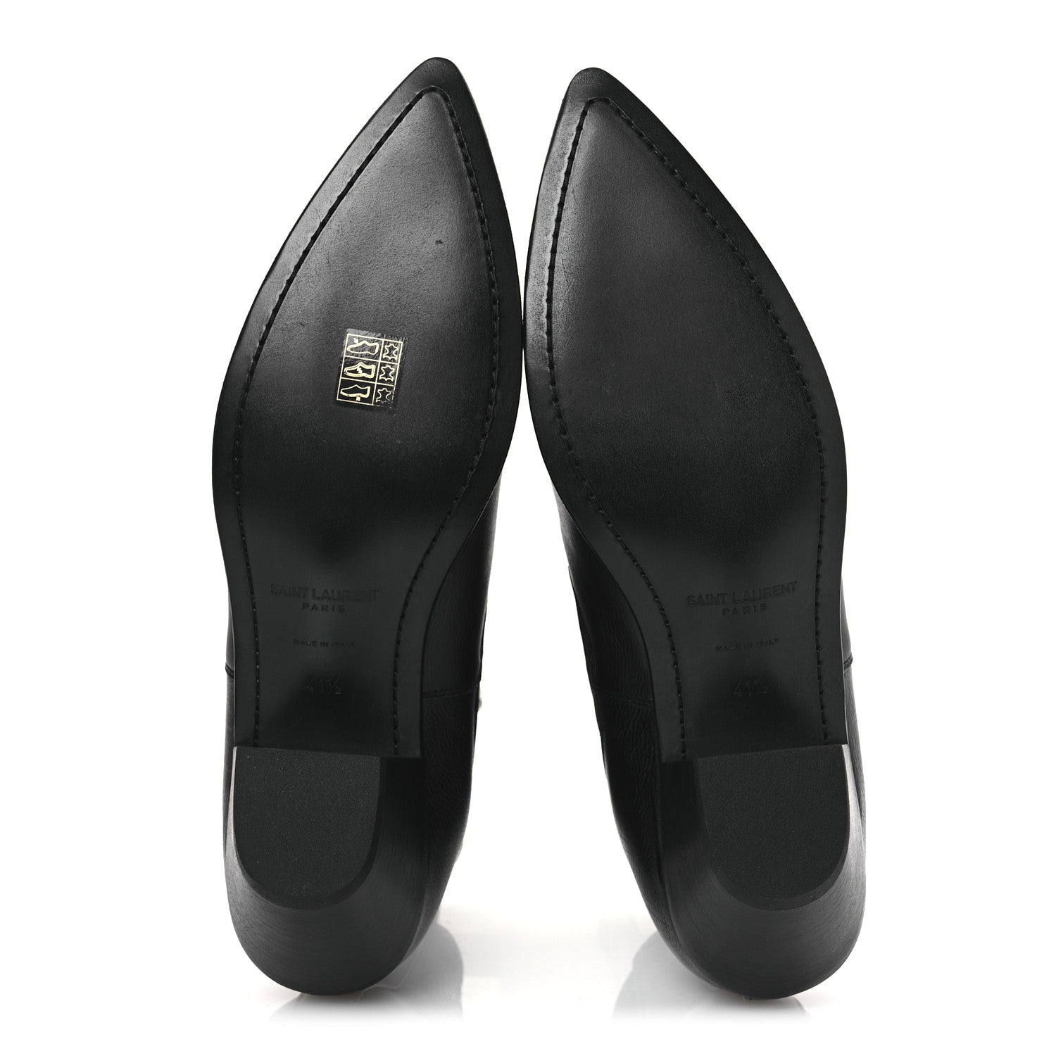 Calfskin Mens Banana 50 Boots 41.5 Black