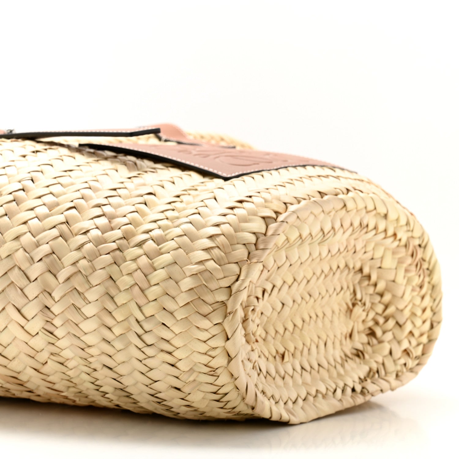 Raffia Basket Tote Bag Natural Tan