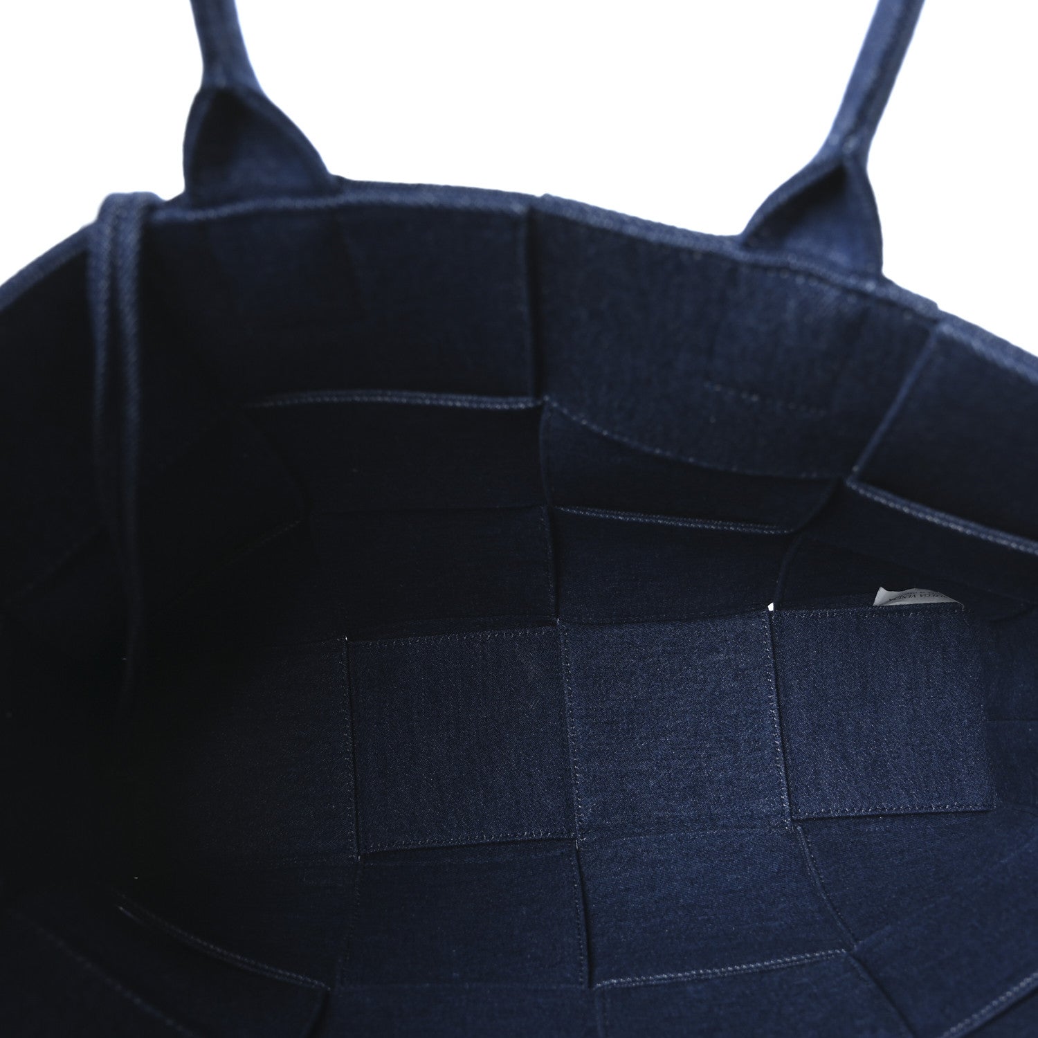 Denim Maxi Intrecciato Mens Arco Tote