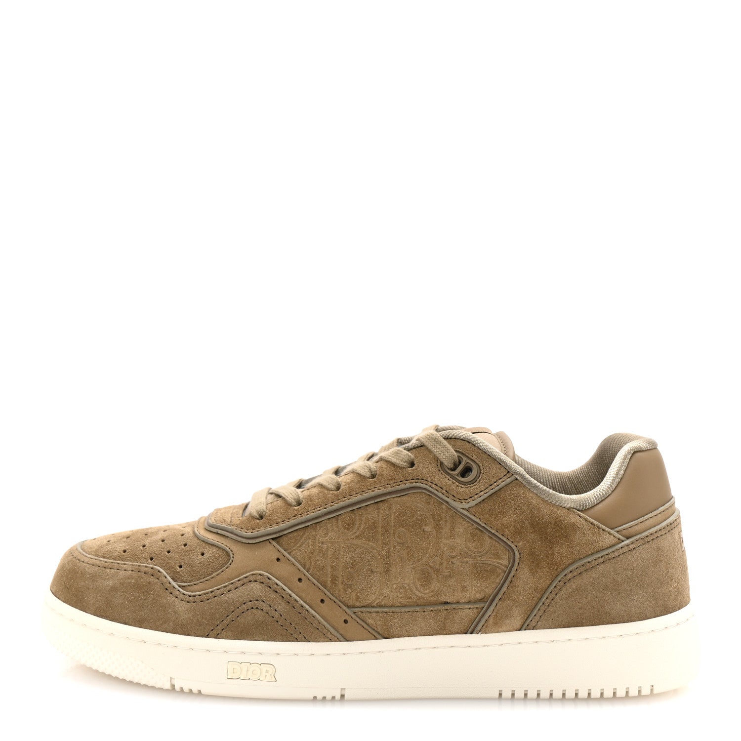Suede Calfskin Mens B27 Uptown Low Top Sneaker 43 Khaki
