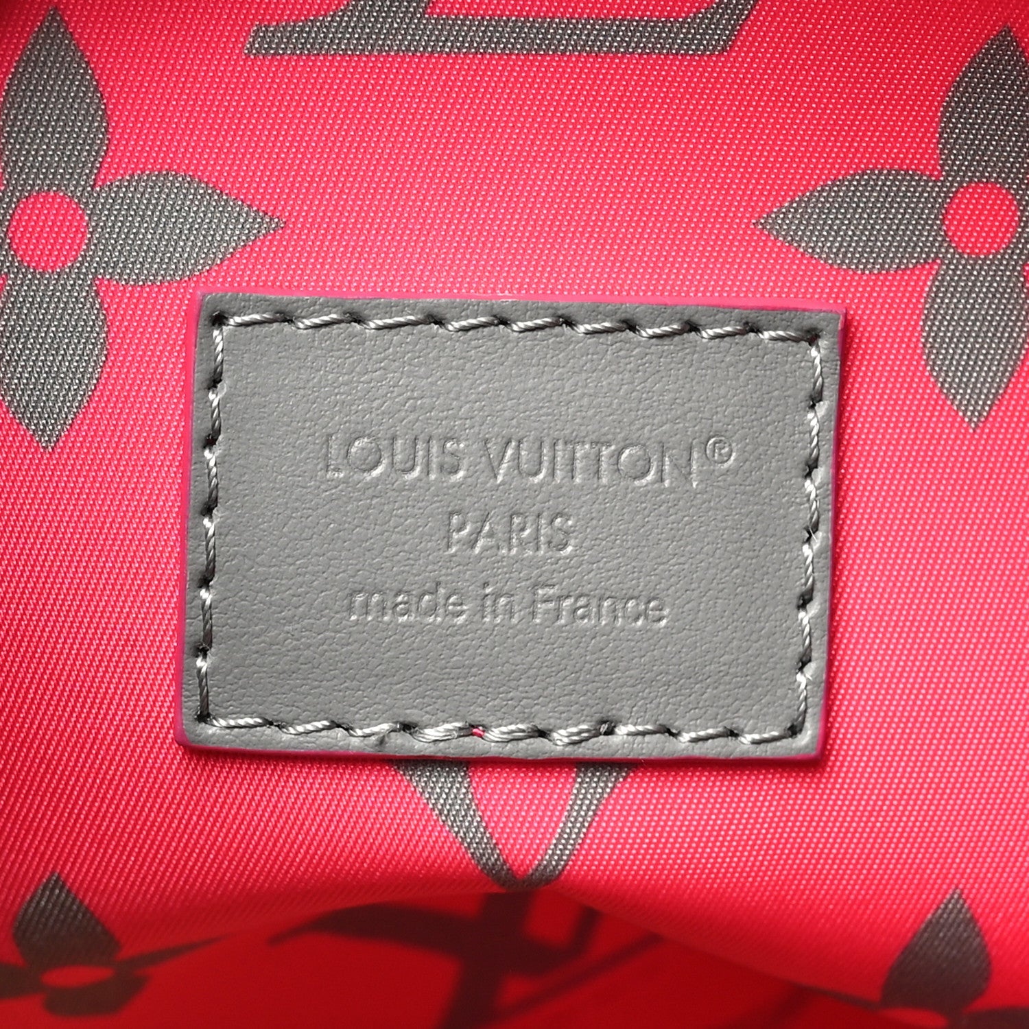 Monogram Glow Up Keepall Bandouliere 35 Grey Pink