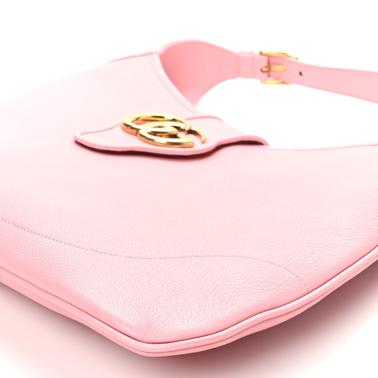 Goatskin Medium Aphrodite Shoulder Bag Wild Rose