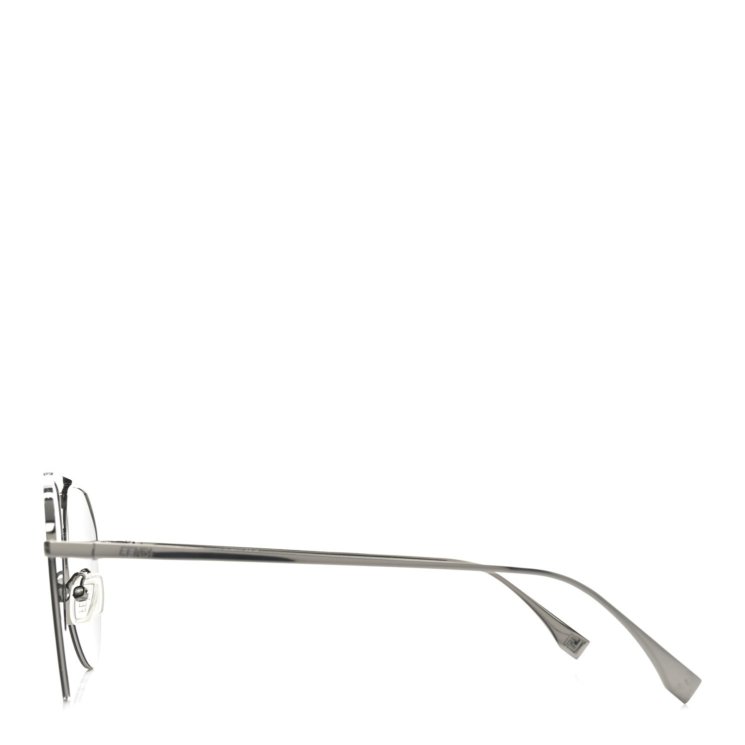 Metal Fendi Travel Geometric Sunglasses FE40061U Gray