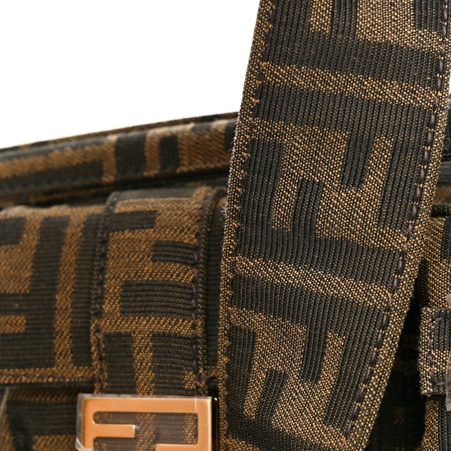 Fabric Jacquard FF 1974 Multipocket Baguette Tobacco Moro