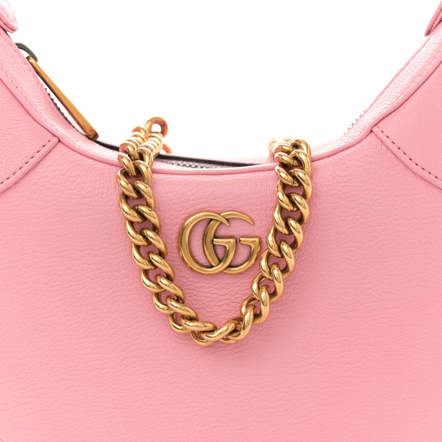 Goatskin Small Aphrodite Shoulder Bag Wild Rose