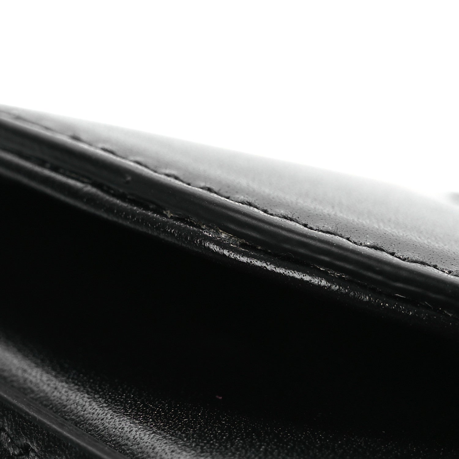 Calfskin Mini Bamboo Top Handle 3 Way Shoulder Bag Black