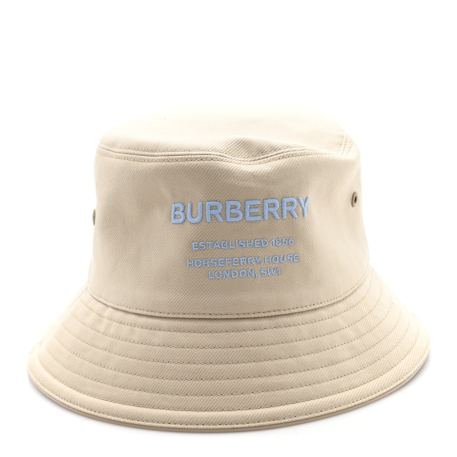 Cotton Canvas Bucket Hat M Beige