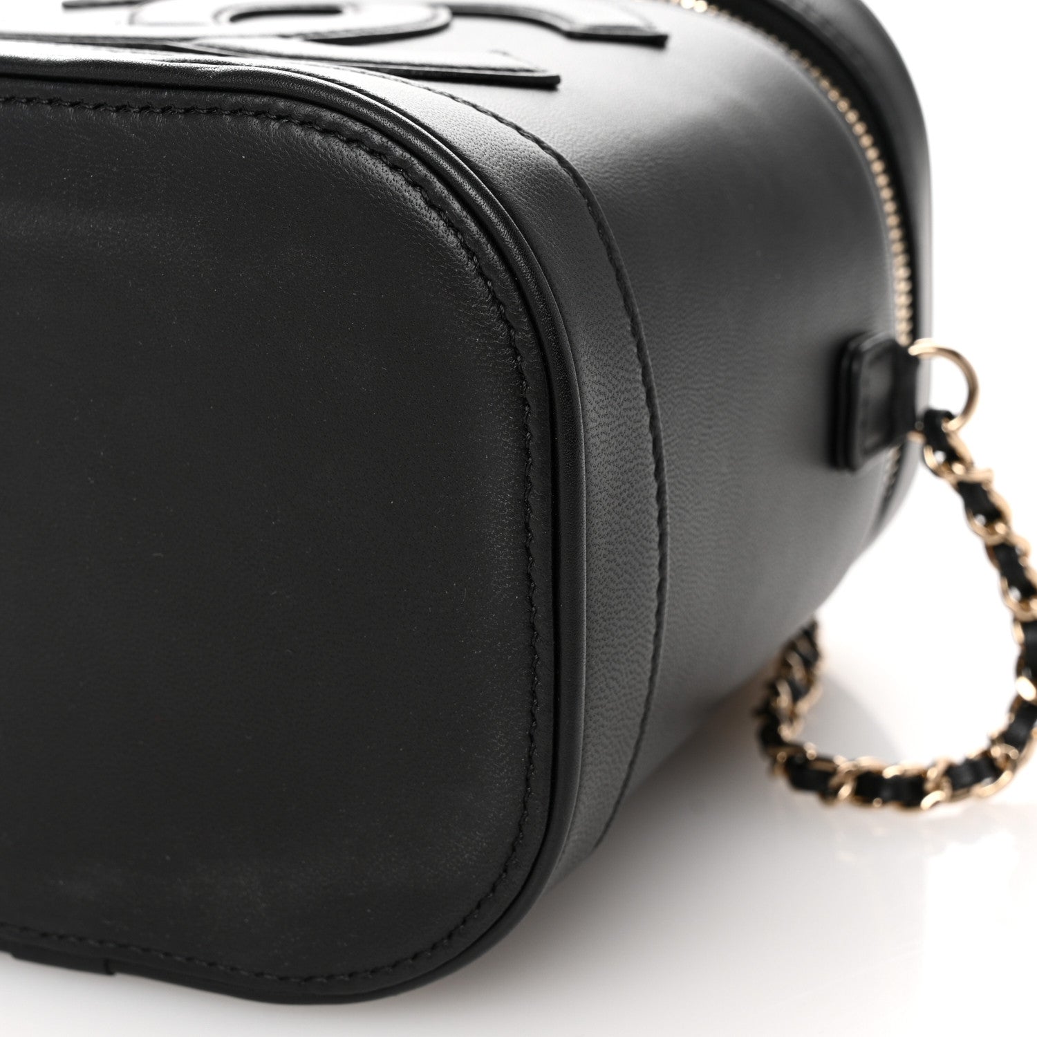 Lambskin Timeless Vanity Cosmetic Case Black