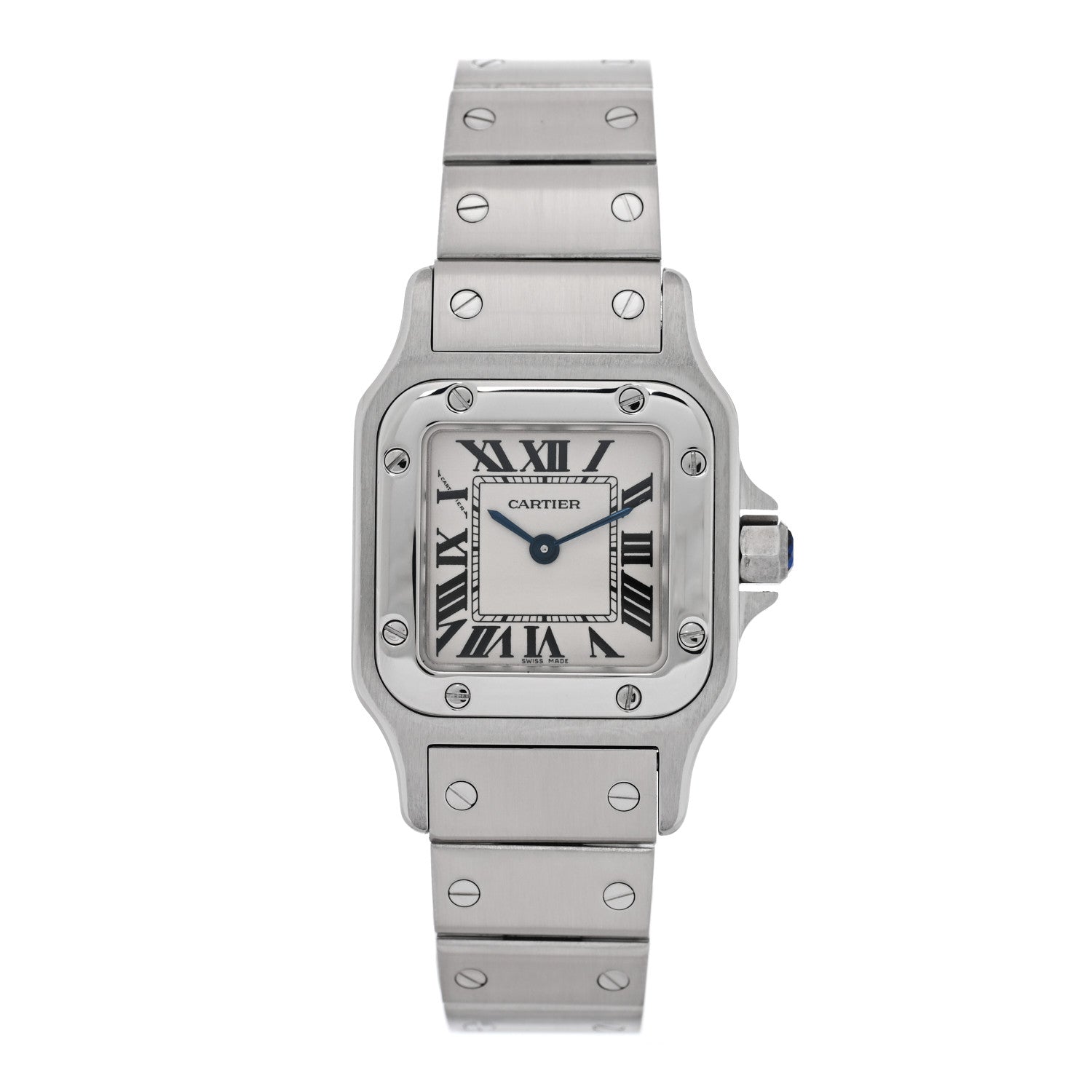 Stainless Steel 24mm Santos de Cartier Galbee Quartz Watch