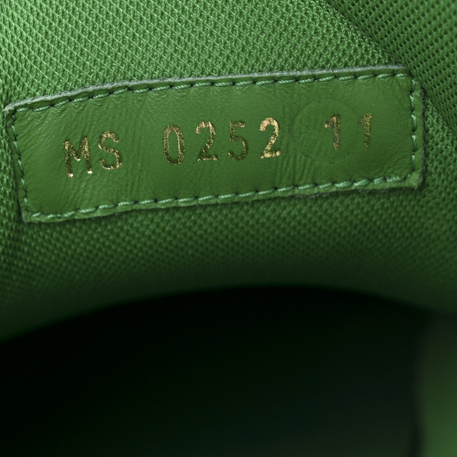 Calfskin Epi Mens LV Trainer Sneakers 11 Green Grey