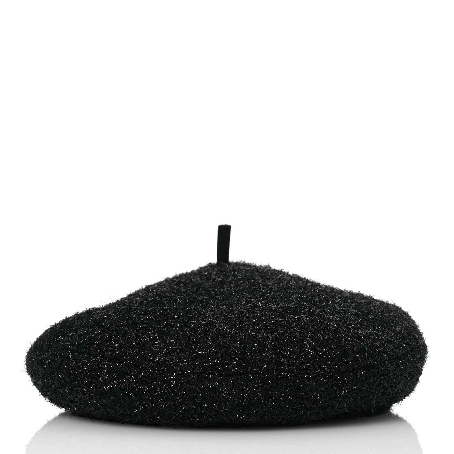 Cotton Metallic CC Beret M Black