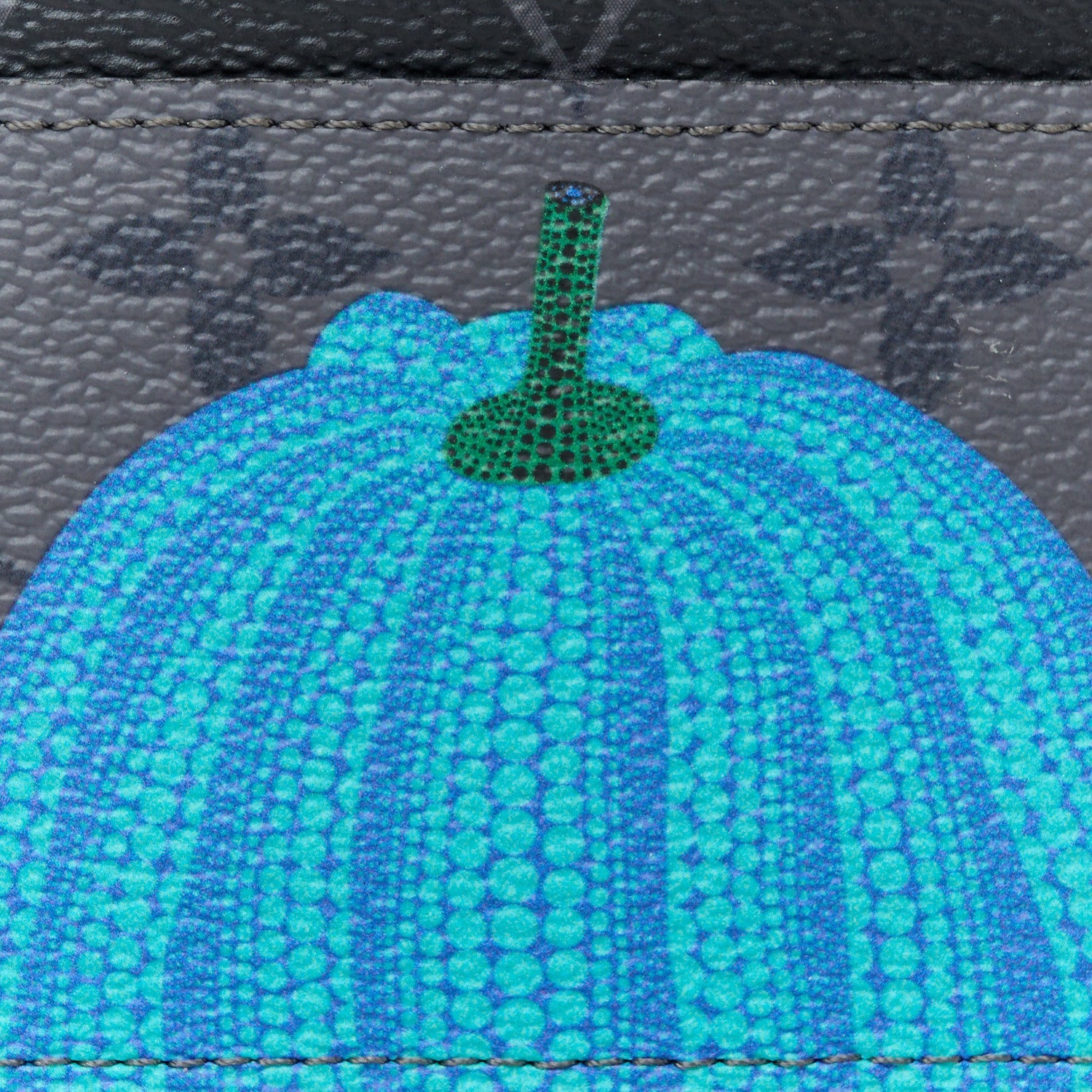 LV X YK Monogram Eclipse Reverse Pumpkin Card Holder