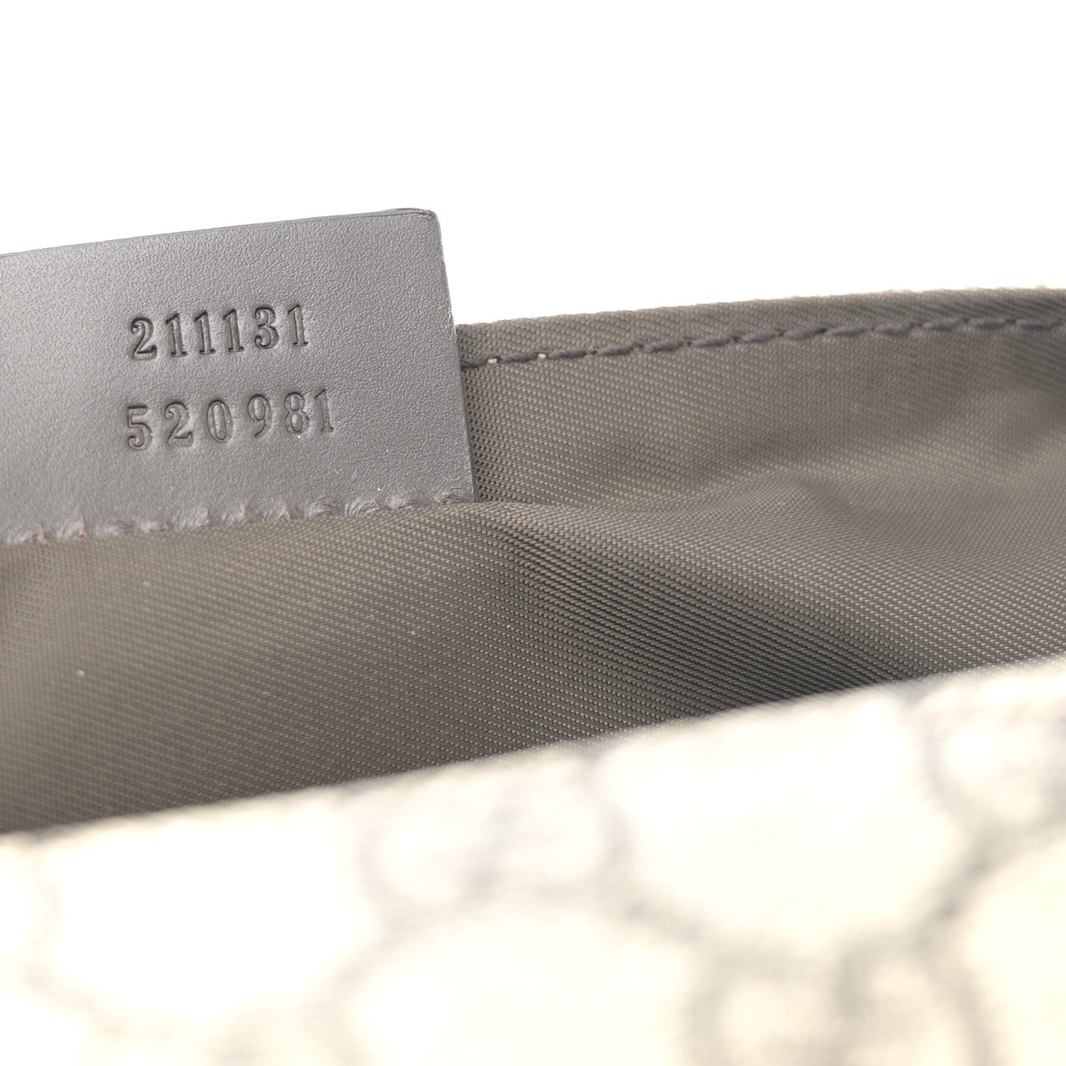 GG Plus Monogram Messenger Diaper Bag Dark Brown