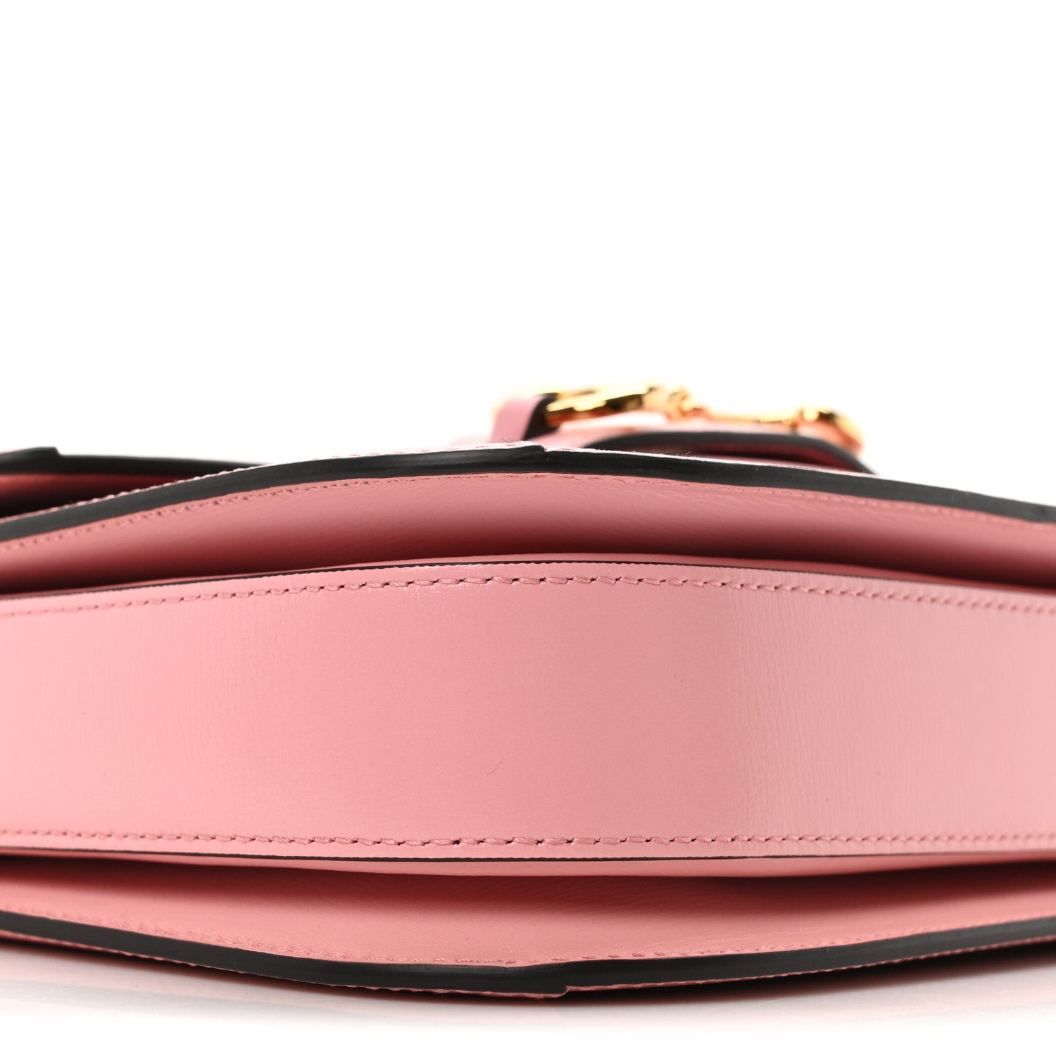 Azalea Calfskin Horsebit 1955 Shoulder Bag New Cherry Red Wild Rose