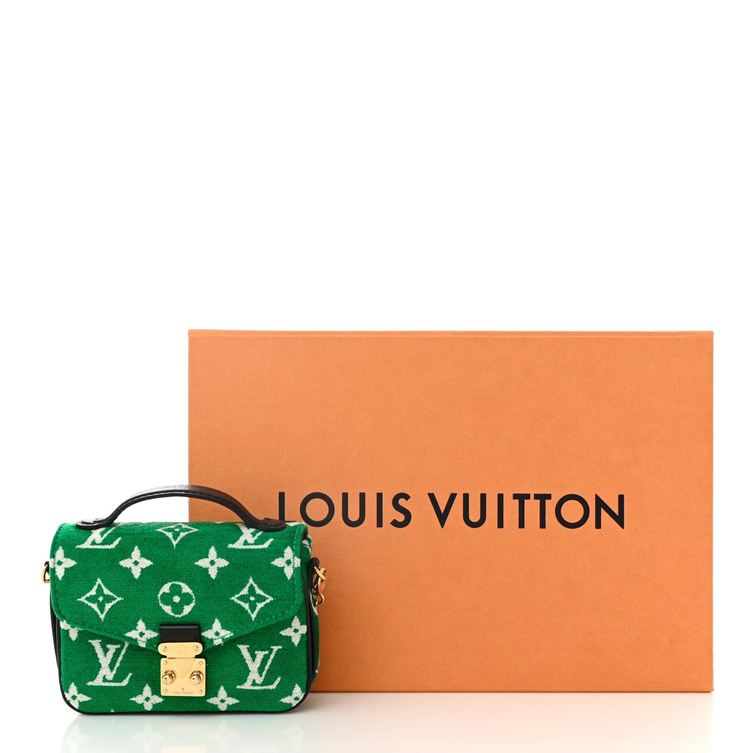 Monogram Jacquard Velvet Micro Metis Green