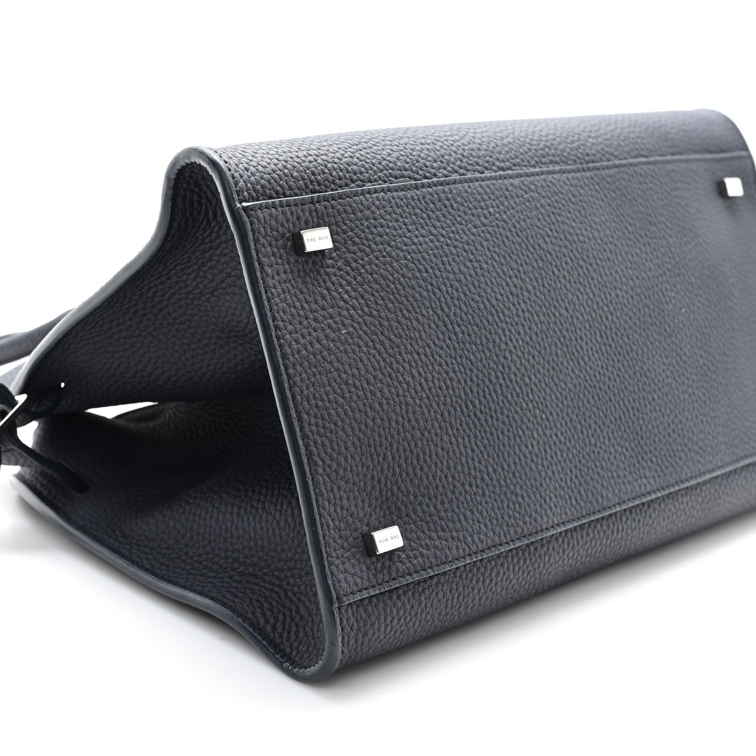 Matte Grained Calfskin Soft Margaux 12 Marine