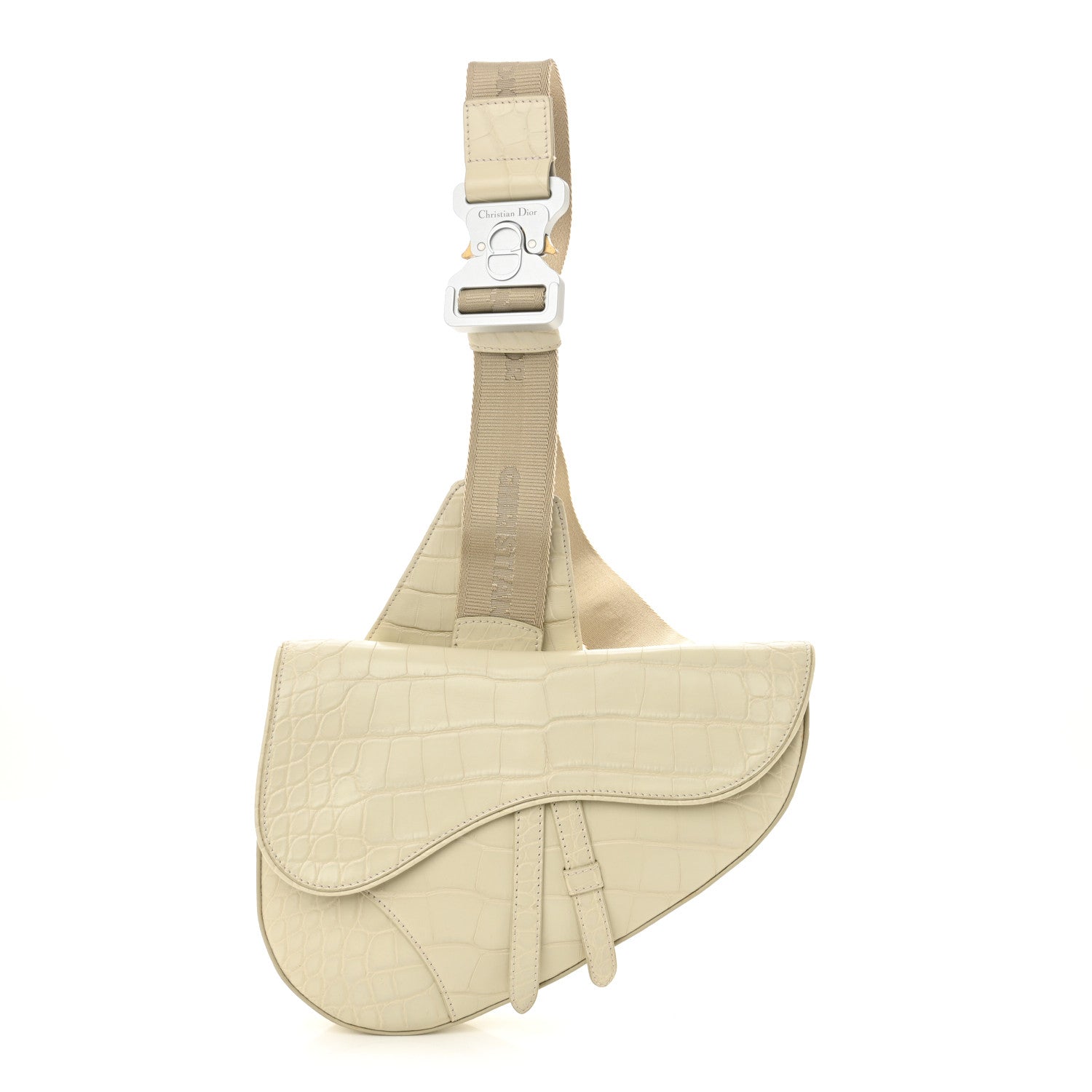 Crocodile Mens Saddle Bag