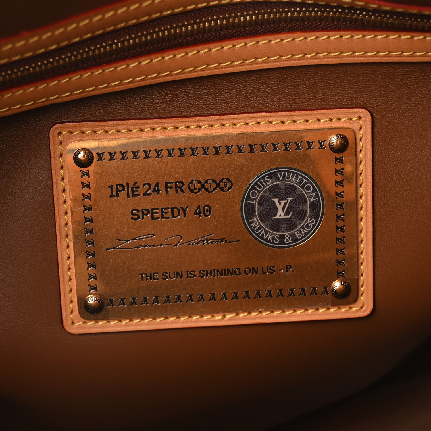 Calfskin Monogram Speedy P9 Bandouliere 40 Blue