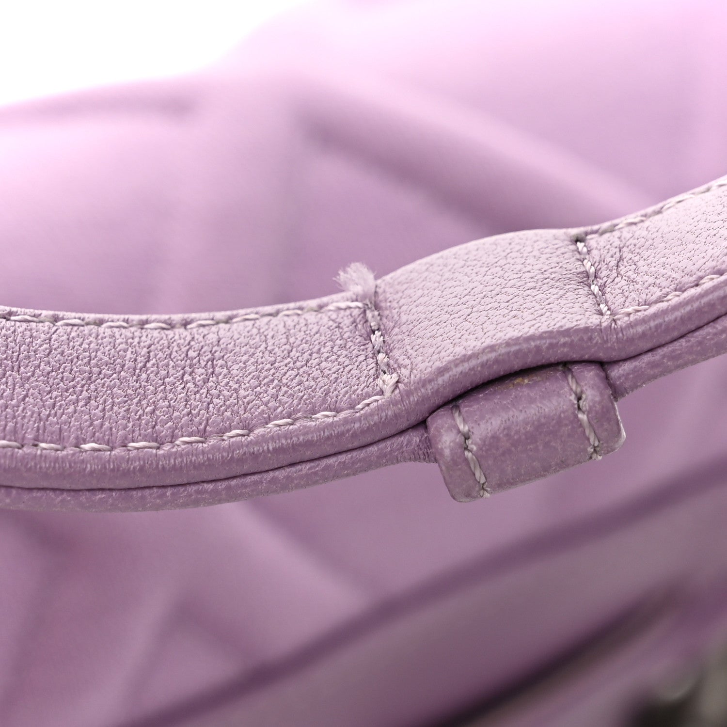 Jersey Quilted Chanel 19 Waist Bag Purple