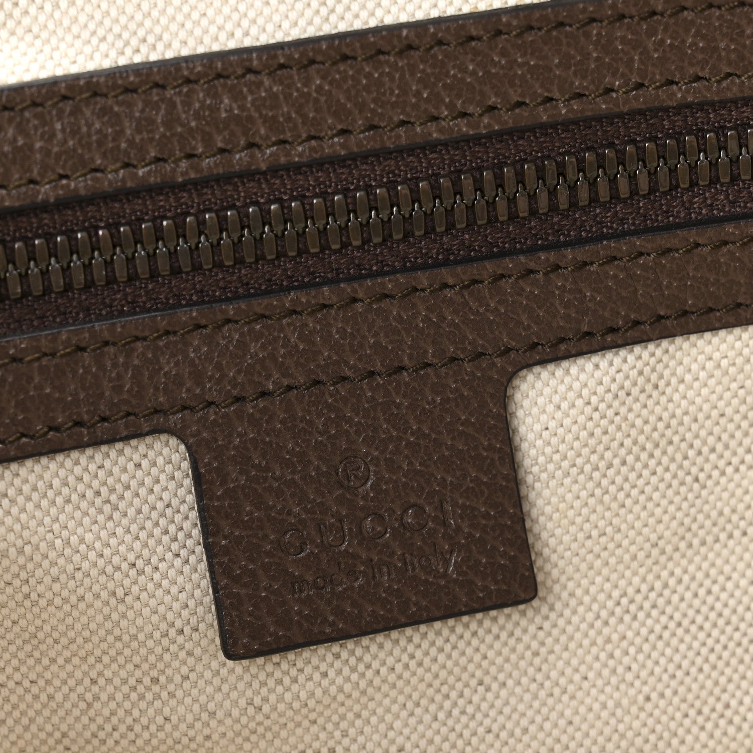 GG Supreme Monogram Web Ophidia Half Moon Hobo Brown