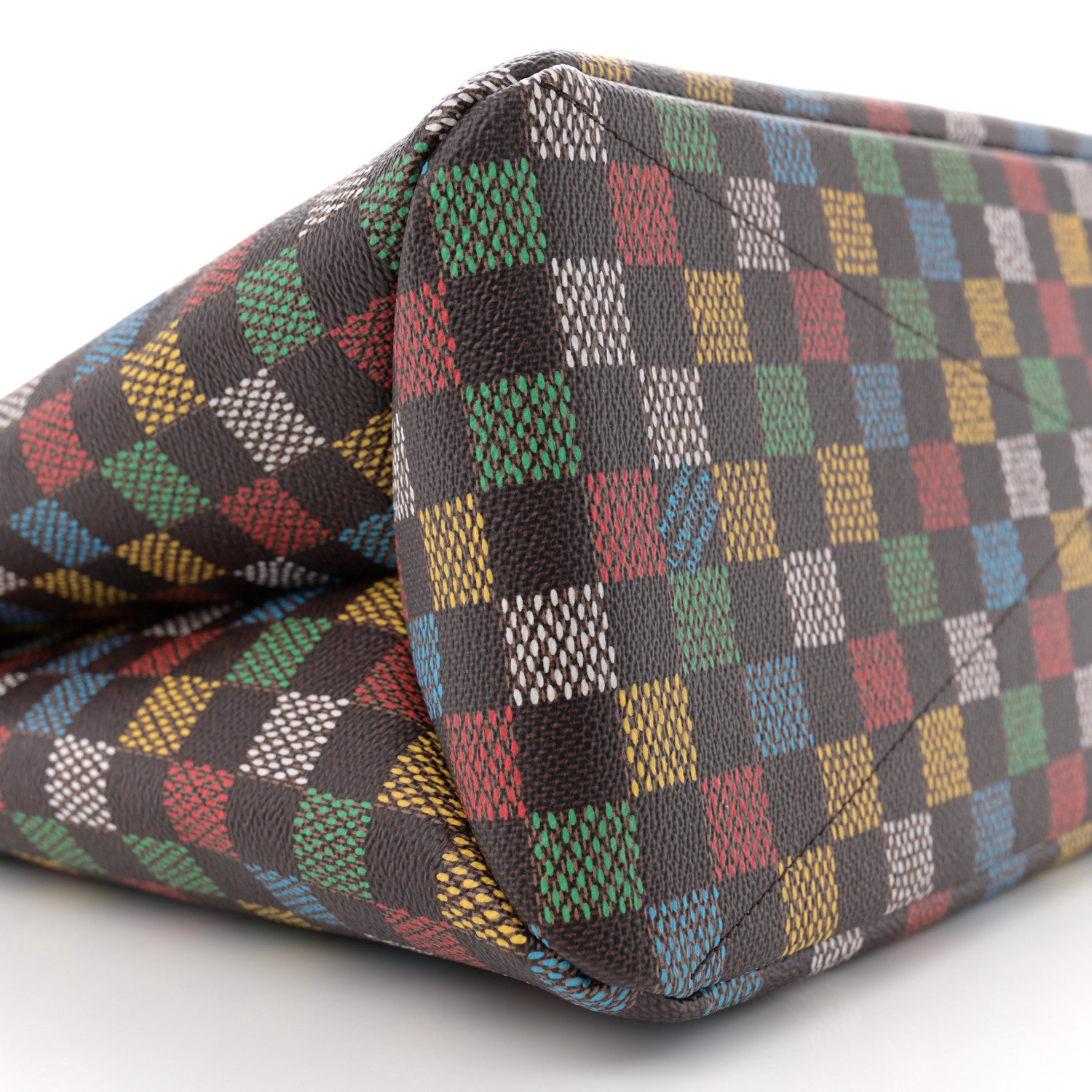 Vers Damier Ebene Shopper Bag MM Multicolor