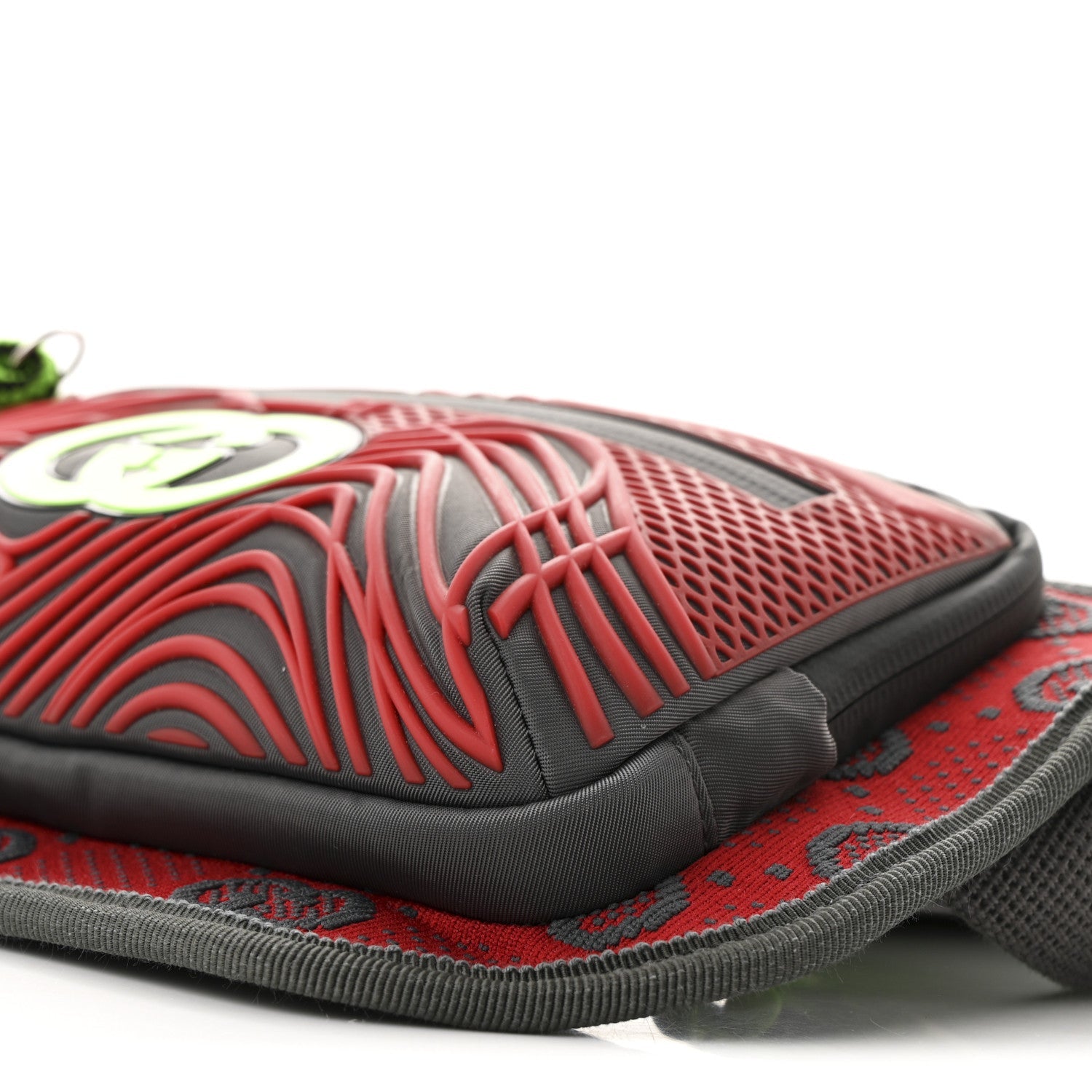 Jersey GG Monogram All Over Sporty Belt Bag Red Multicolor