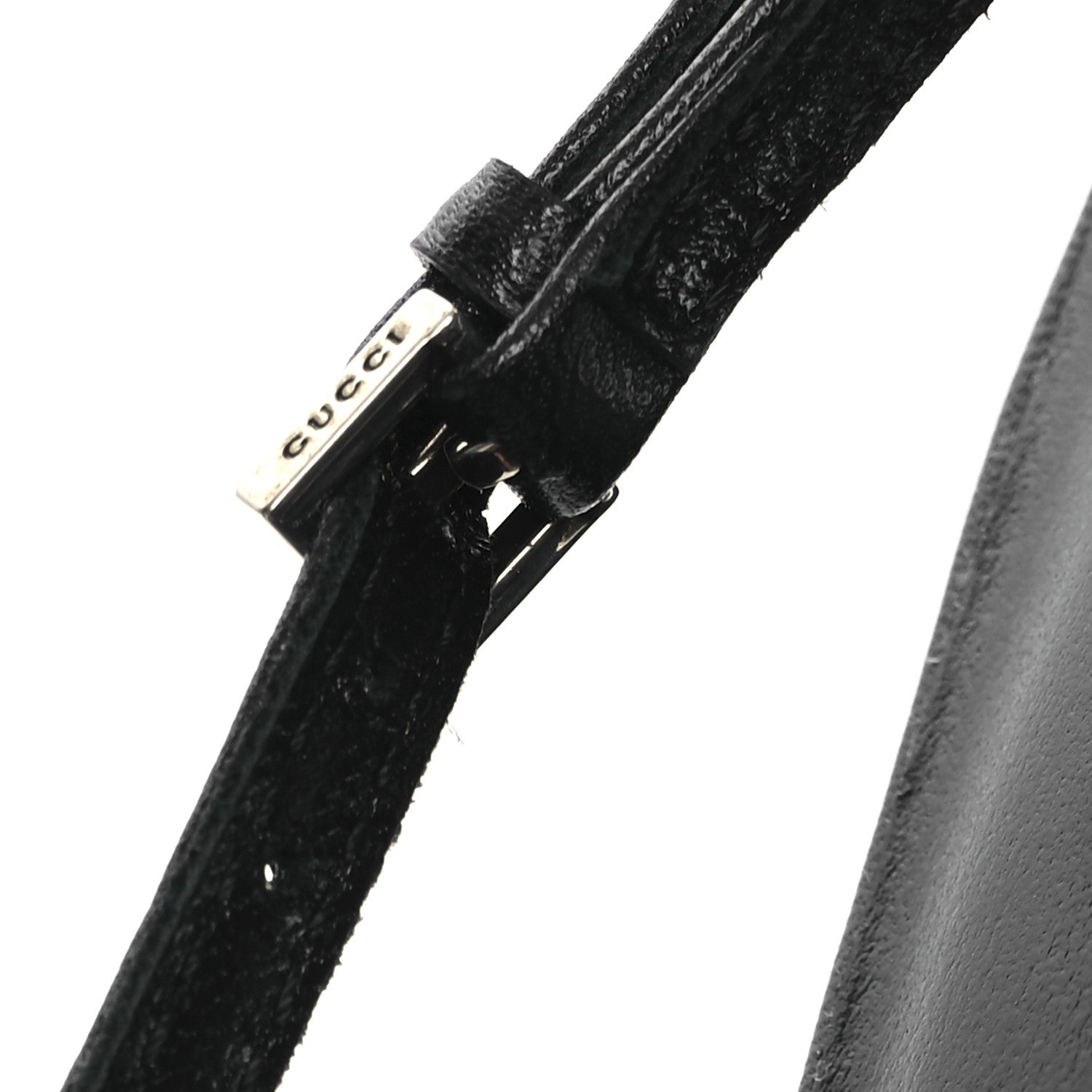 GG Monogram Malaga Kid Crystal Square G 75mm Slingback Pumps 37.5 Beige Blue