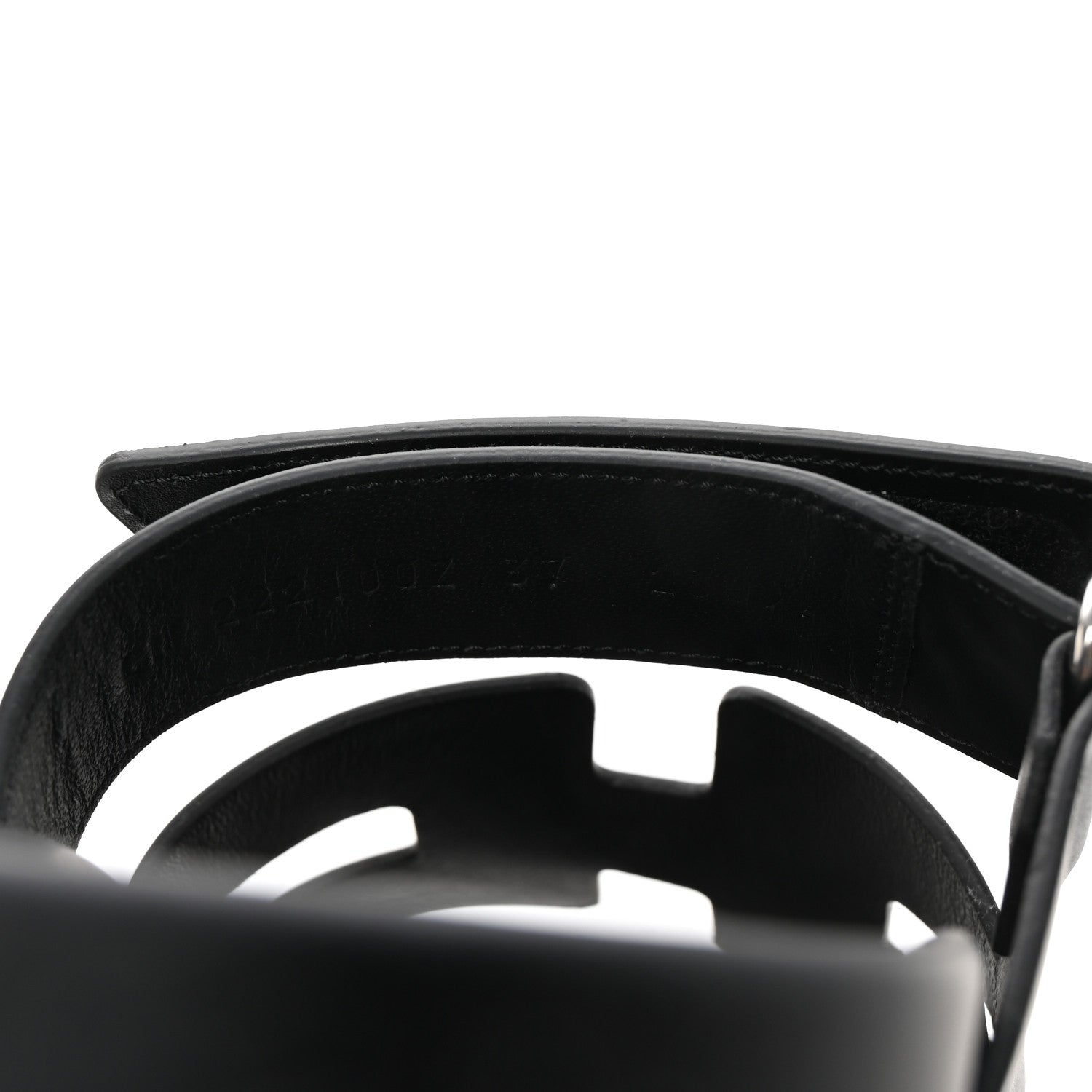 Calfskin Womens Chypre Sandals 37 Black