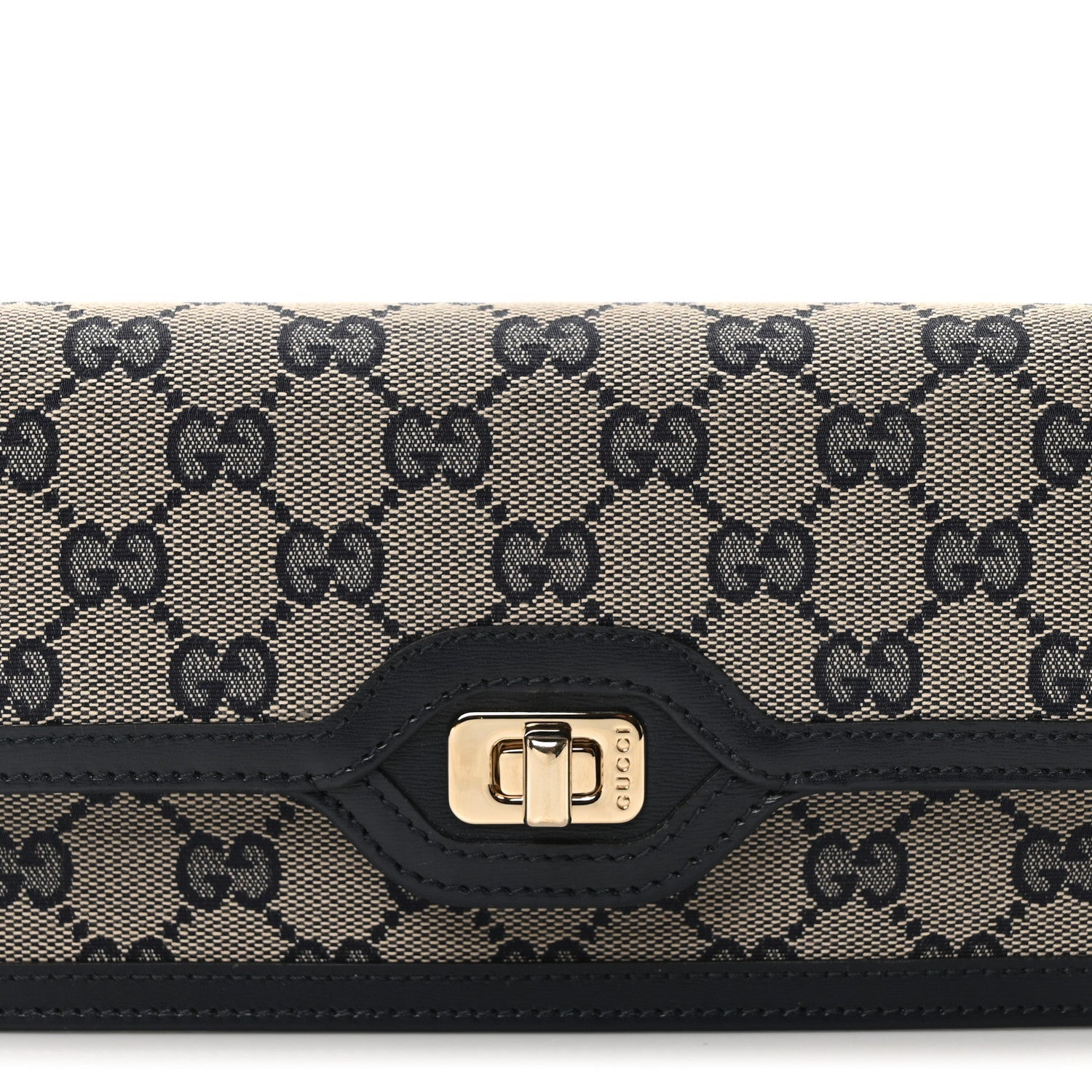 GG Monogram Mini Luce Shoulder Bag Beige Blue