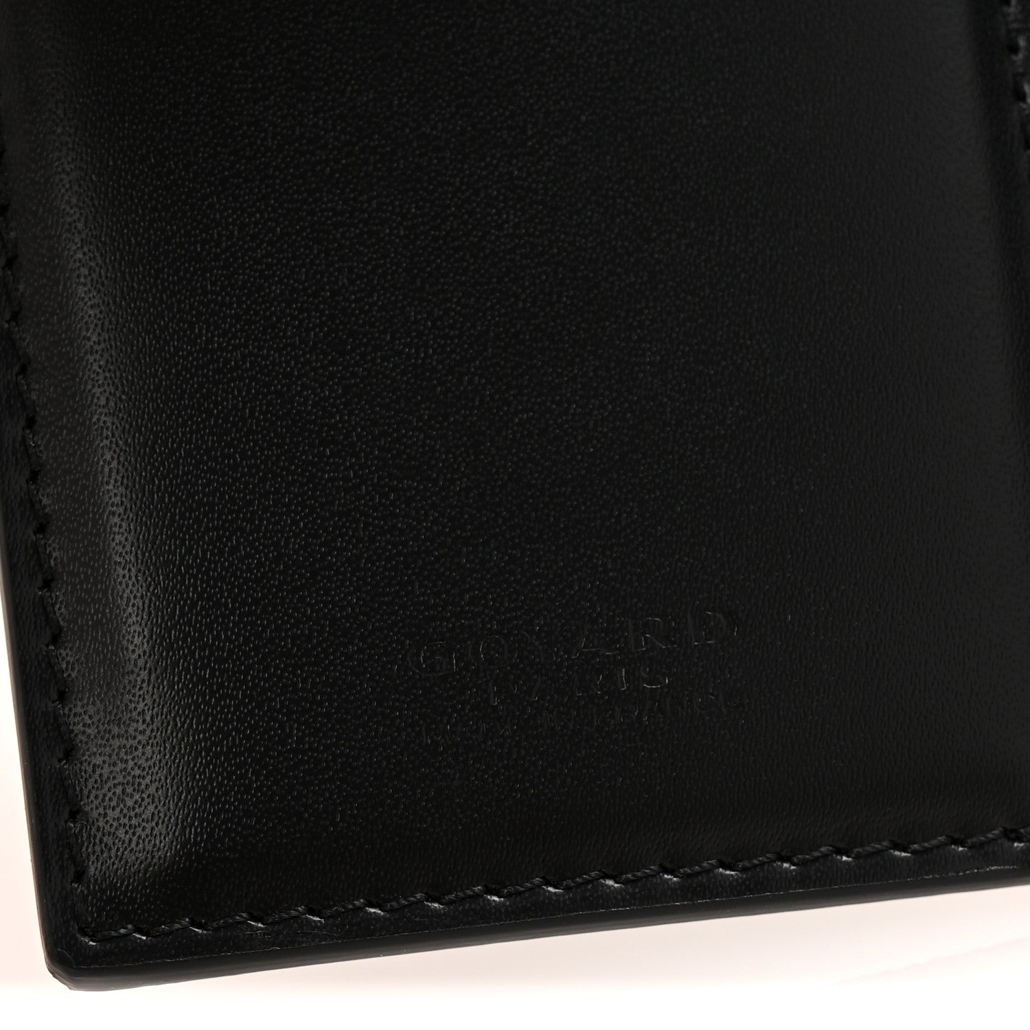 Goyardine Saint Pierre Card Holder Black