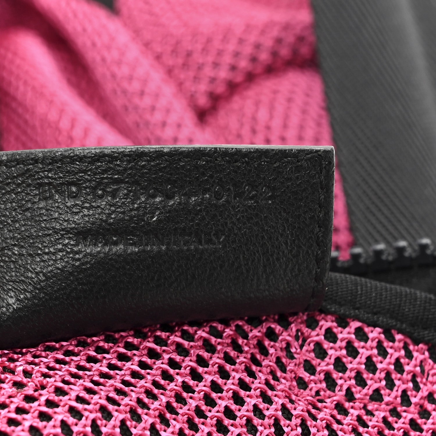 Nylon Mesh Backpack Fuchsia