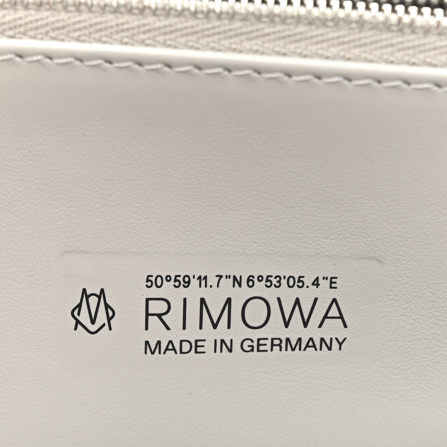 Gloss Polycarbonate Personal Cross-Body Bag White Grey