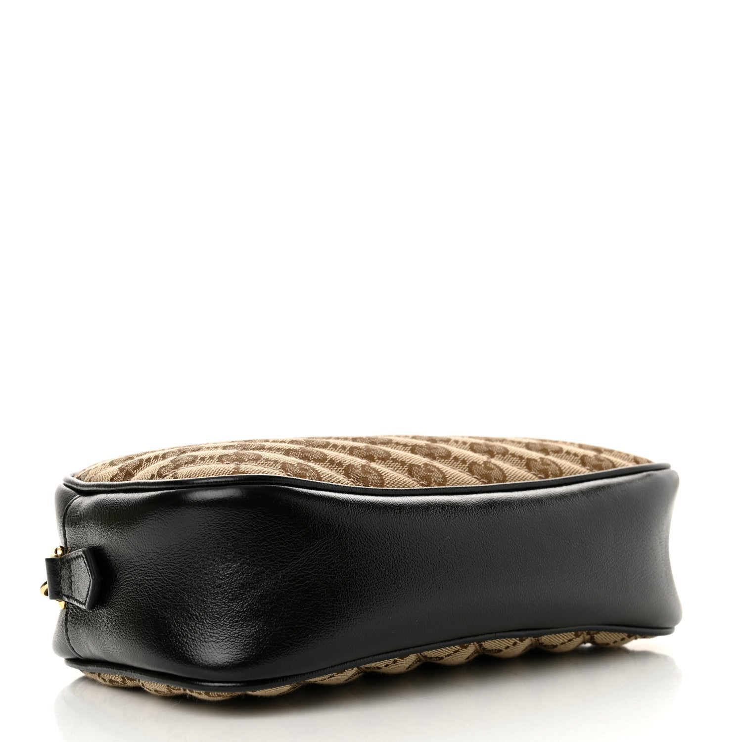 Monogram Matelasse Diagonal Small GG Marmont Chain Shoulder Bag Beige Black