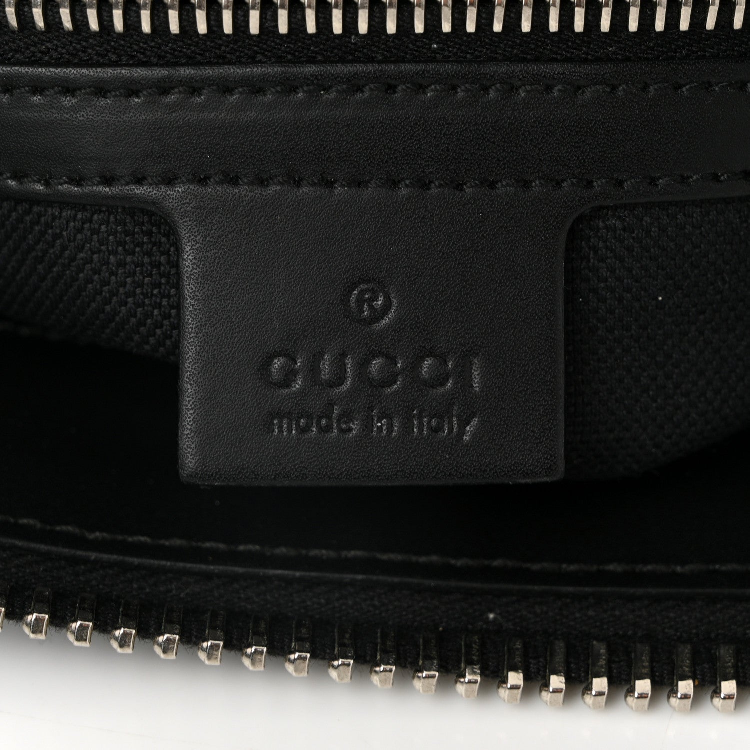 GG Supreme Monogram Appia Calfskin Web Flat Messenger Bag Black Grey