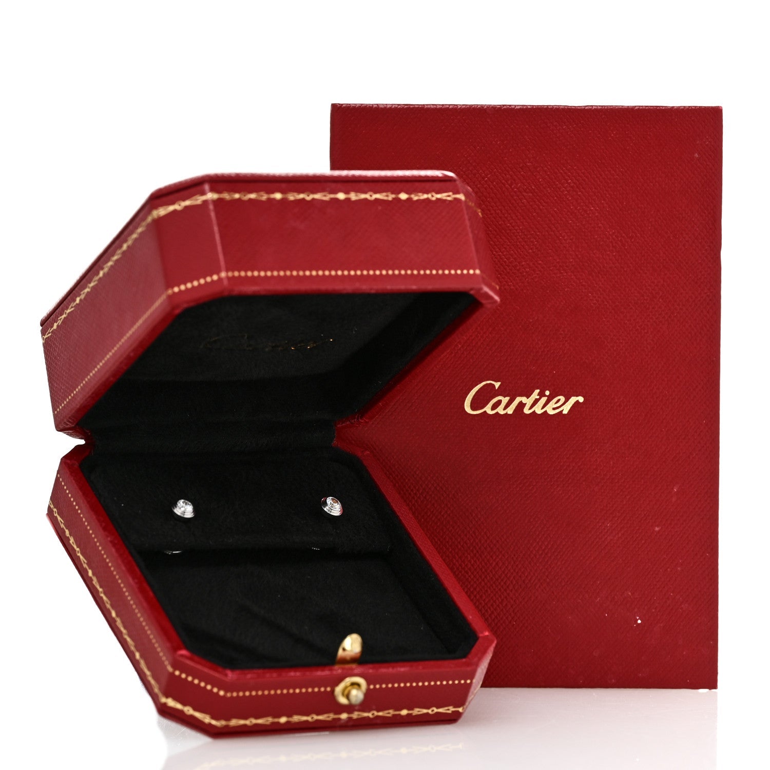 18K White Gold Diamond MM D'Amour Earrings