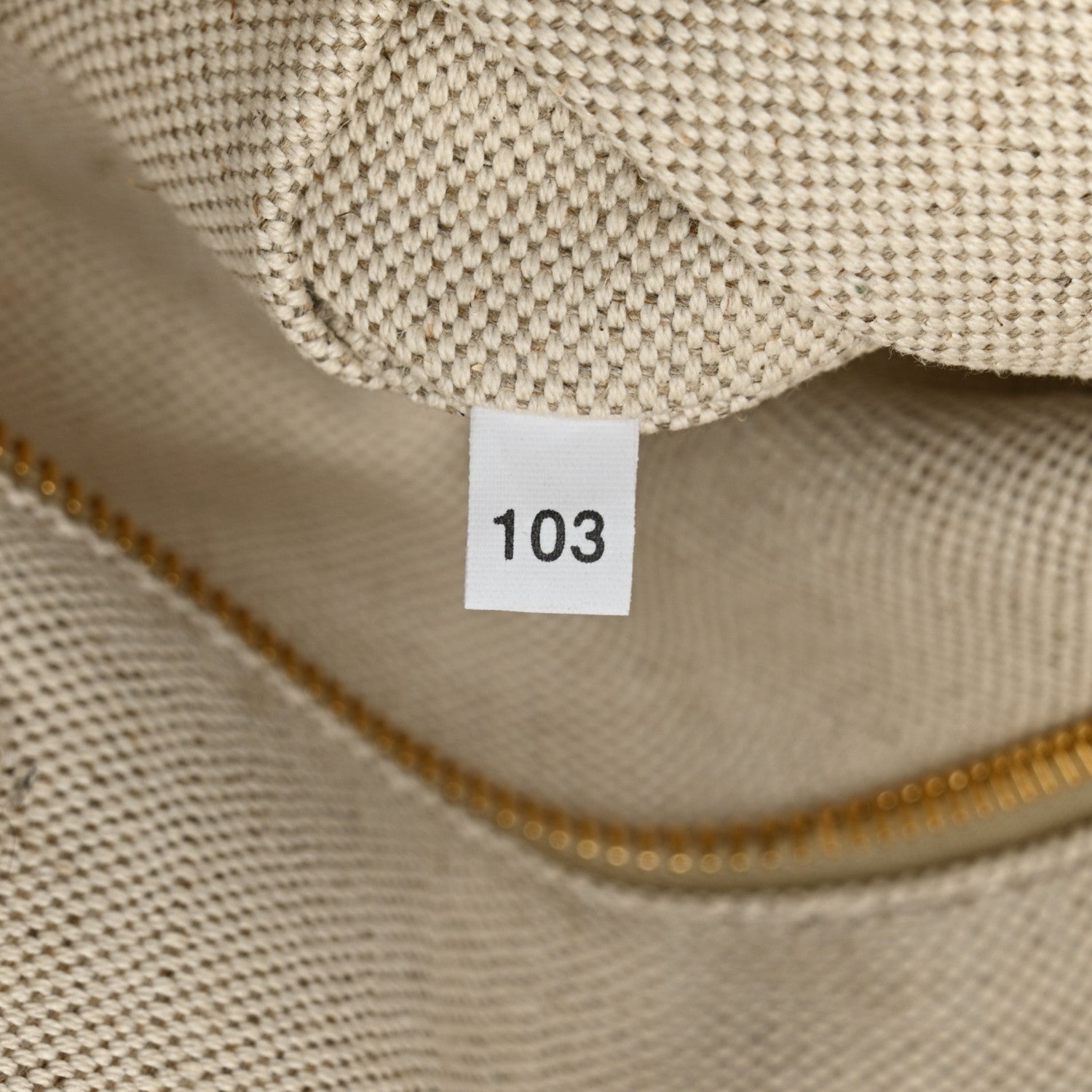 Linen Vitello Large Logo Tote Natural