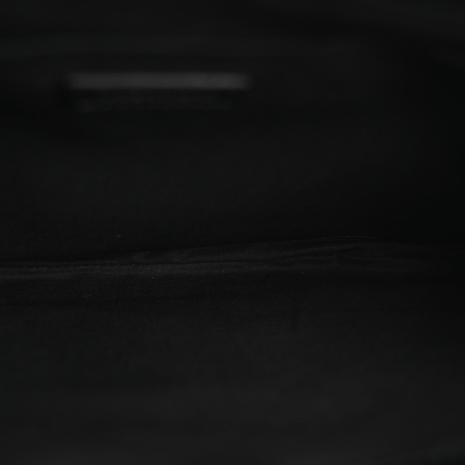 Calfskin Cotton Canvas Logo Clutch Black