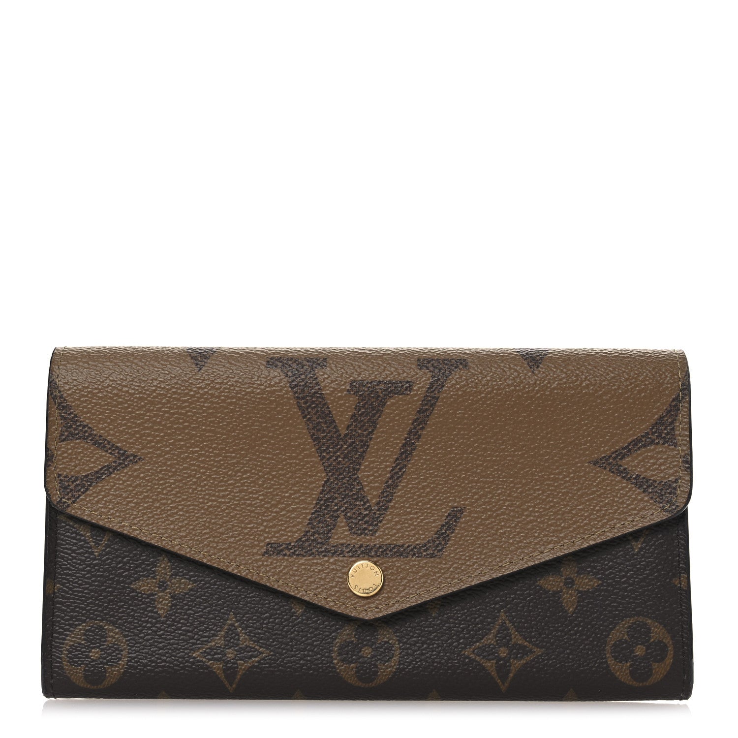 Reverse Monogram Giant Sarah Wallet