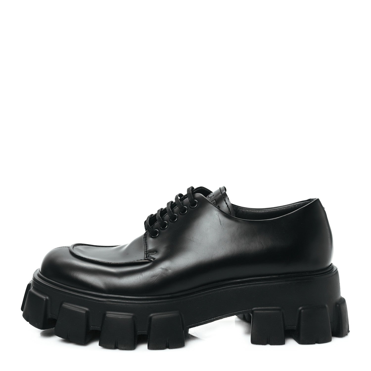 Spazzolato Rois Monolith 55mm Derby Loafers 8 Black